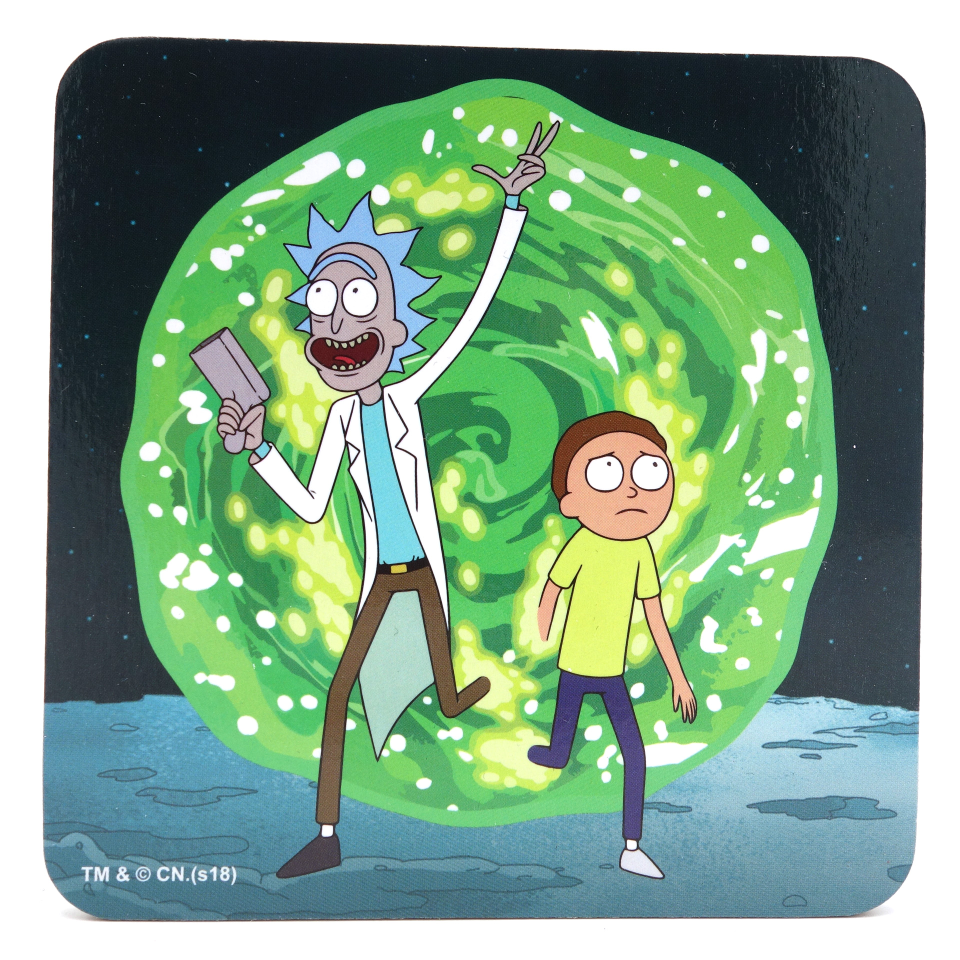Untersetzer Rick & Morty Run