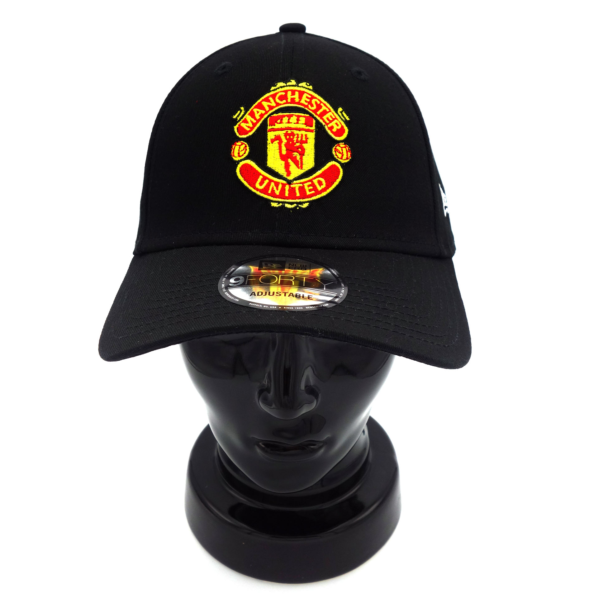Manchester United New Era 9Forty Cap Logo Schwarz