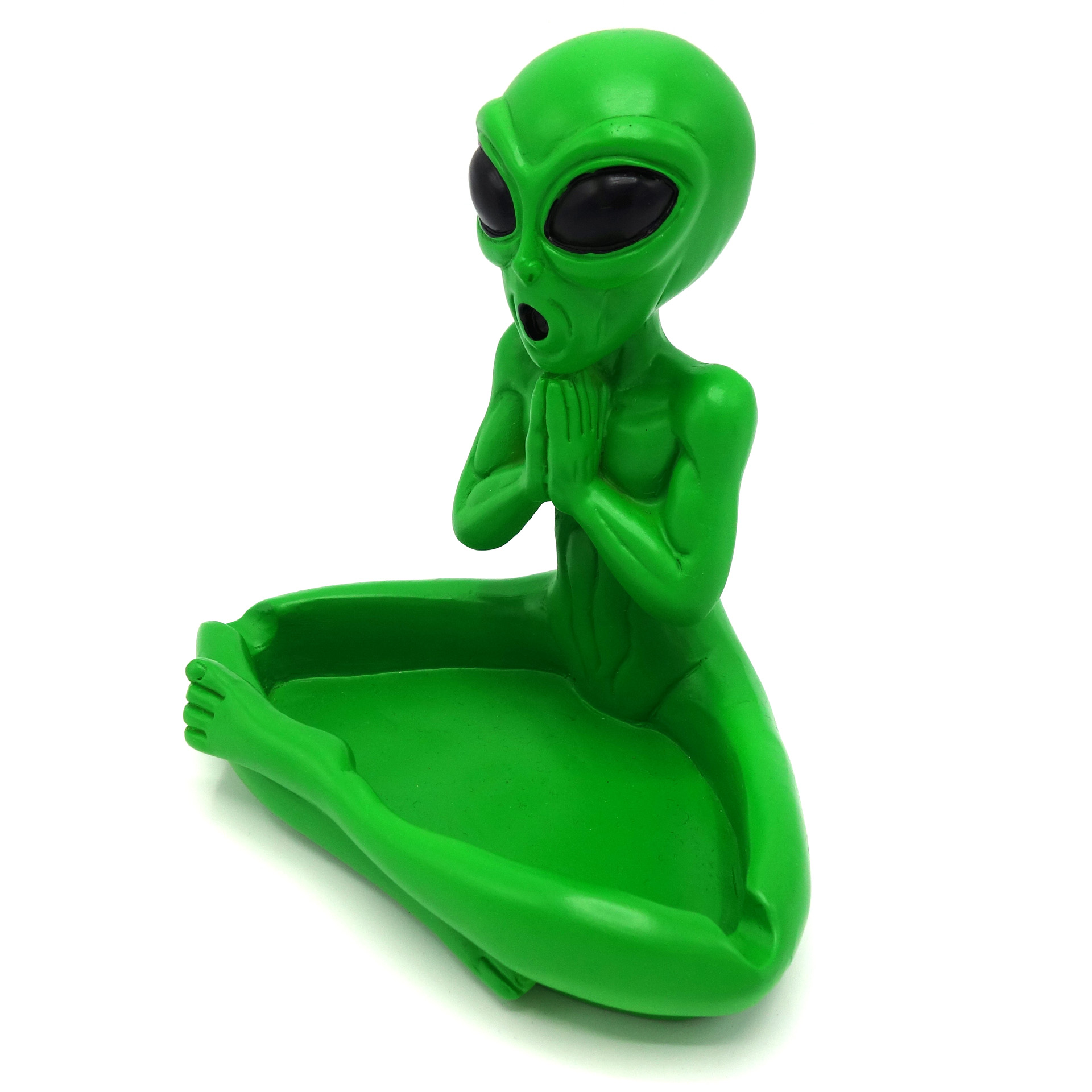 Alien Aschenbecher Yoga