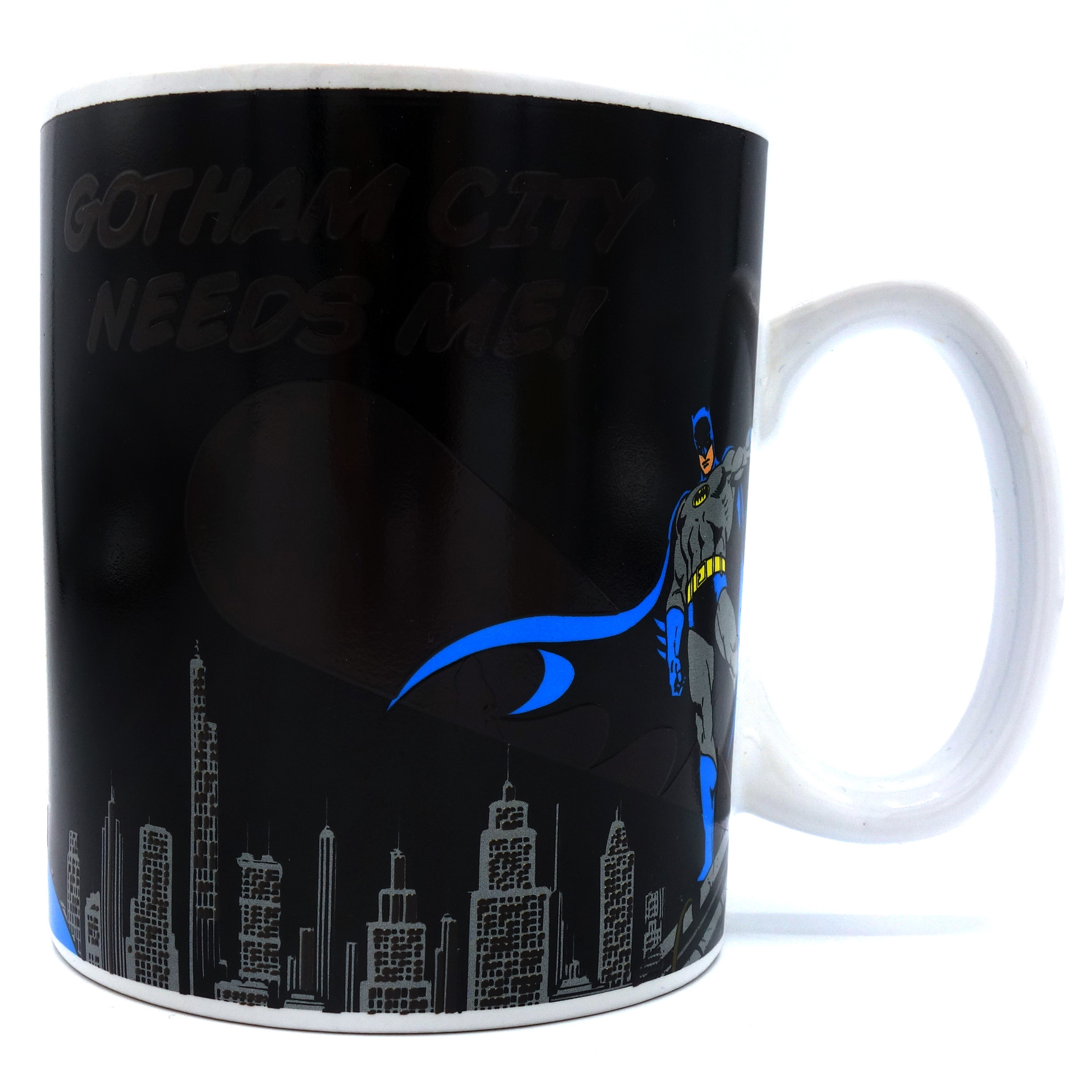 Batman Zaubertasse "Gotham City Needs Me" Heat Changing Mug