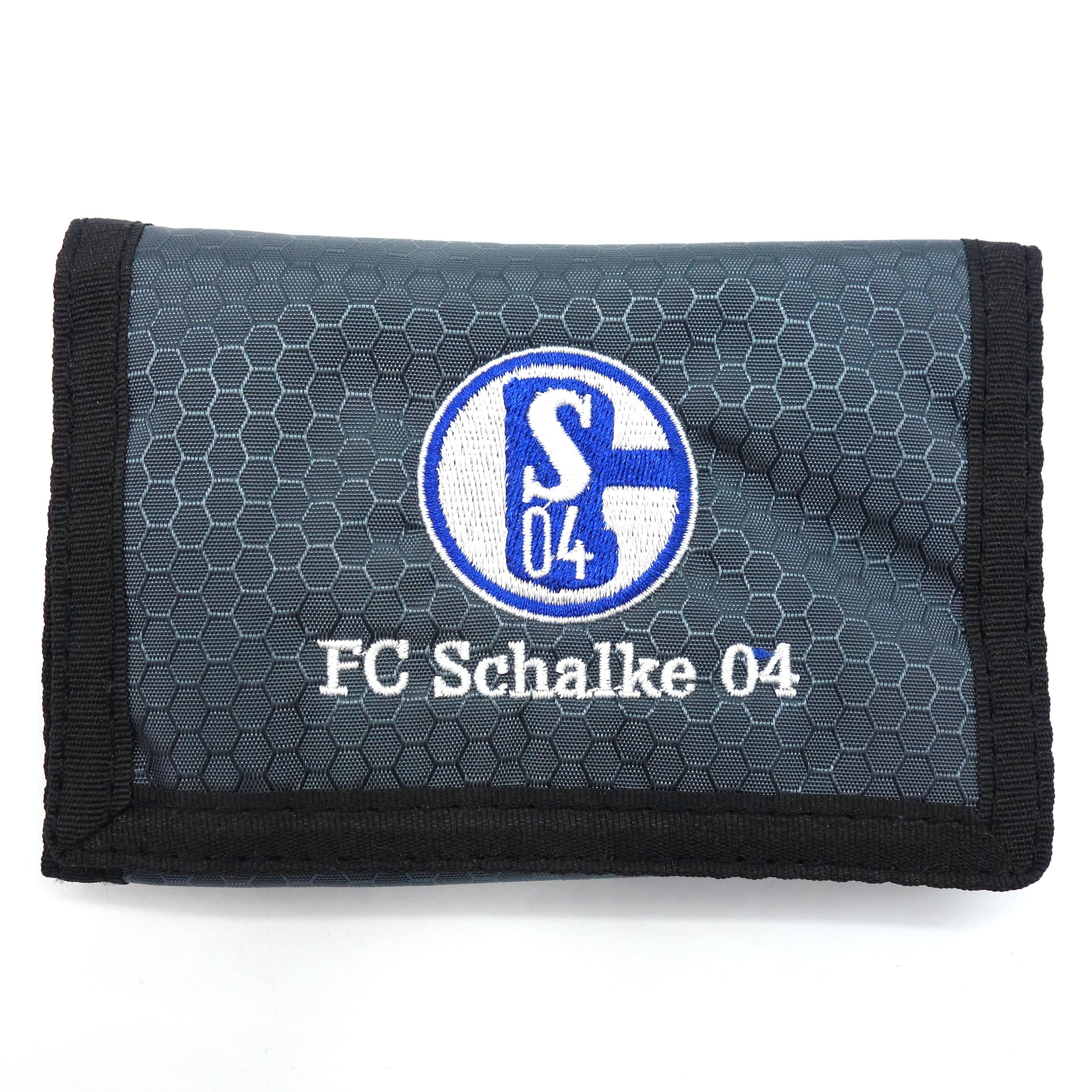 Schalke 04 Geldbörse Grau Logo
