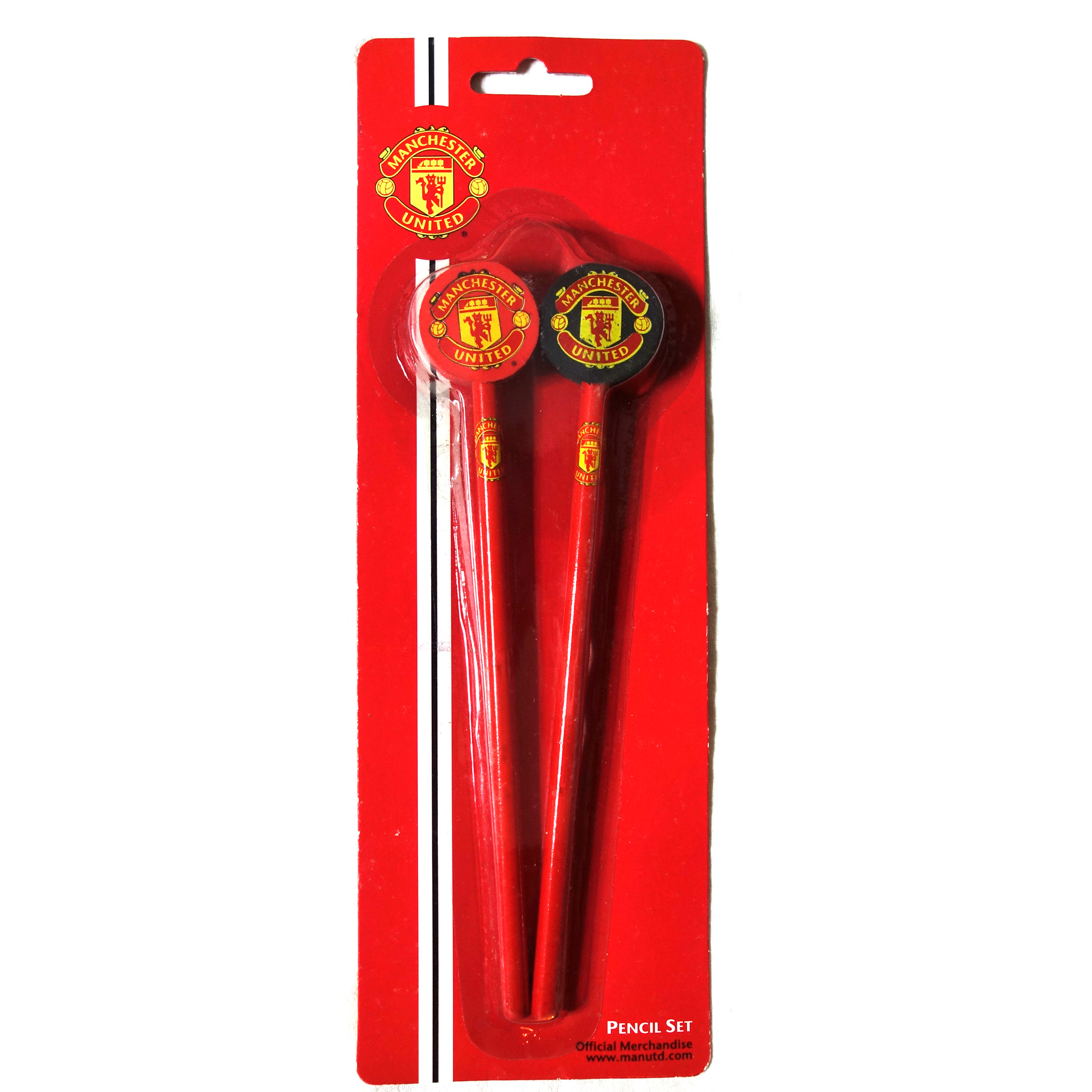 Manchester United Bleistift/Radiergummi- 2er Set