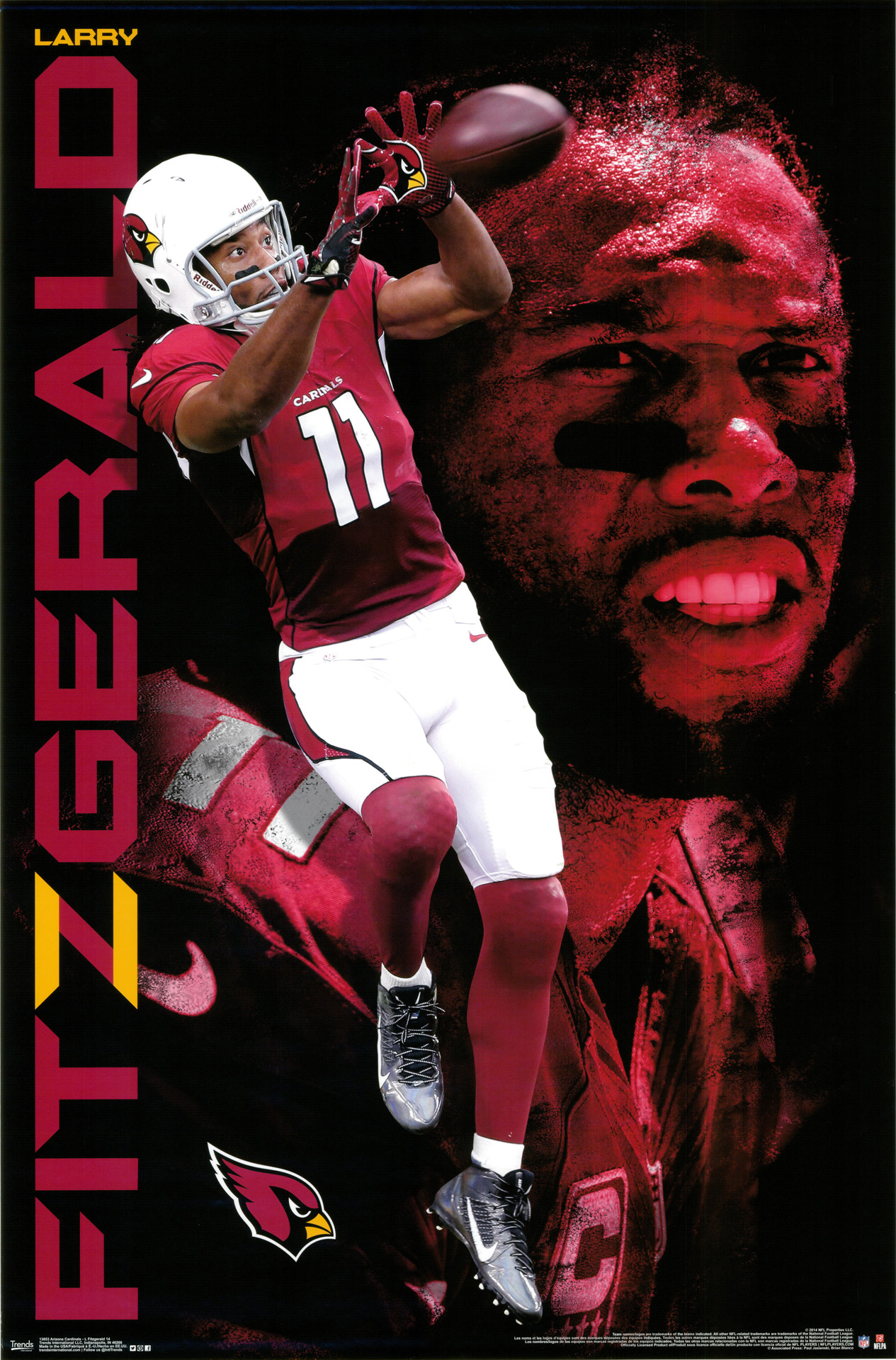 Poster Arizona Cadinals Fitzgerald NFL 