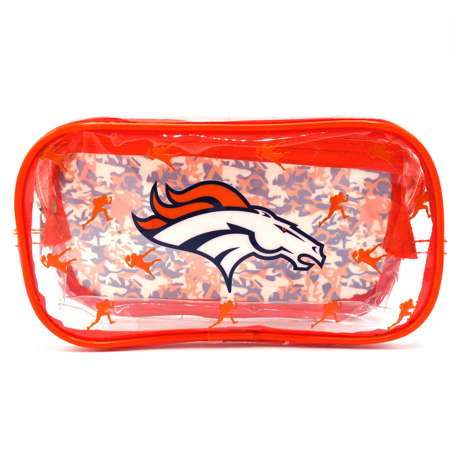 NFL Denver Broncos Stiftetasche Kramtasche Transparent  