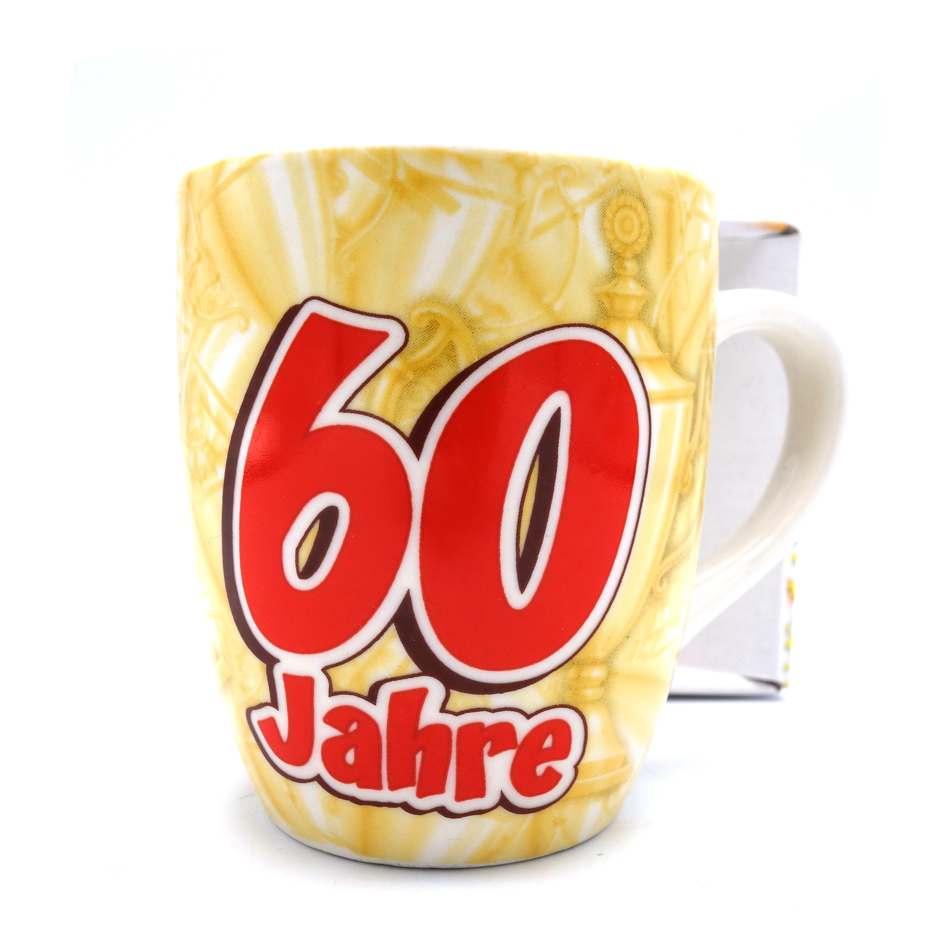 Geburtstagsgeschenk Tasse "60 Jahre"