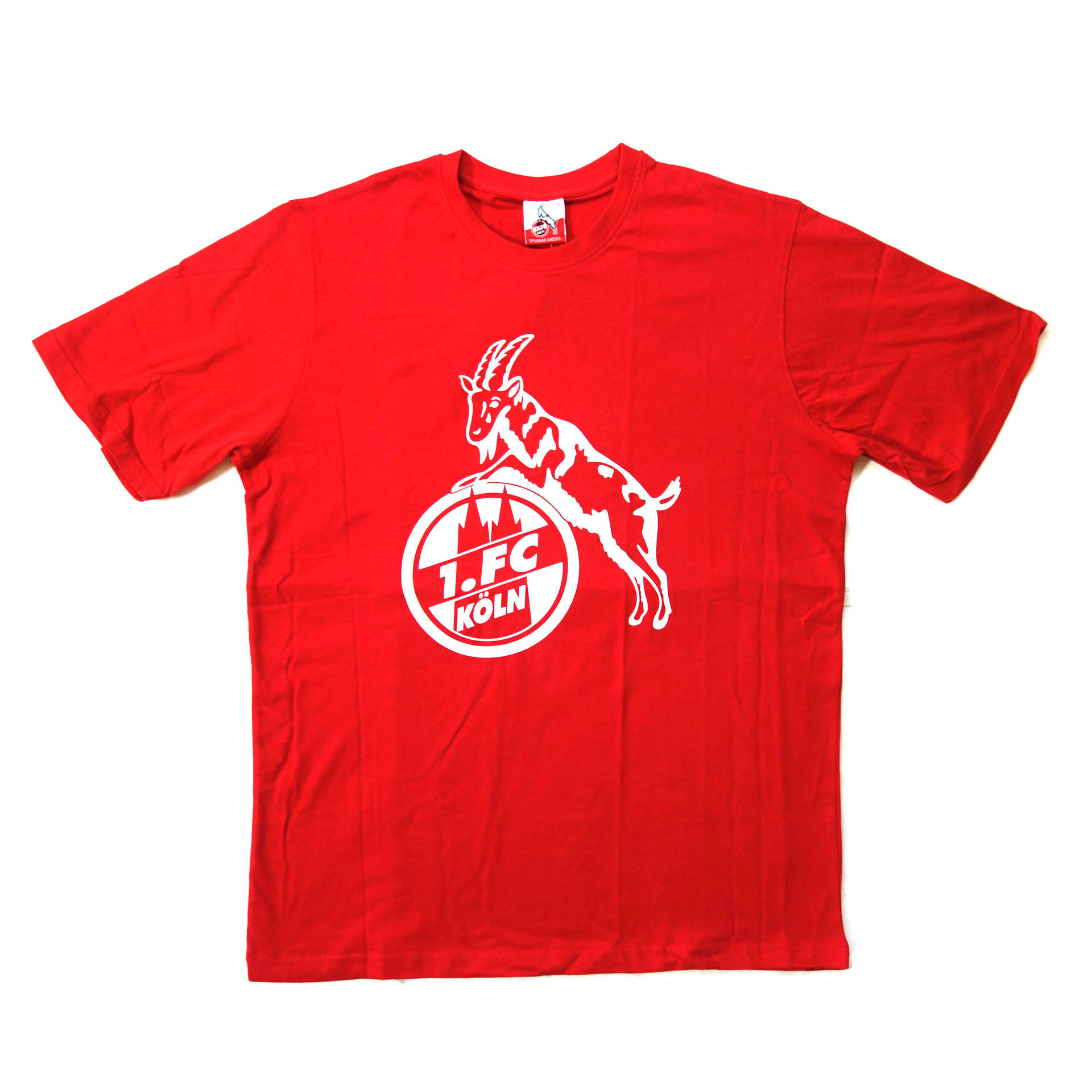 1.FC Köln T-Shirt Basic Rot Weiß