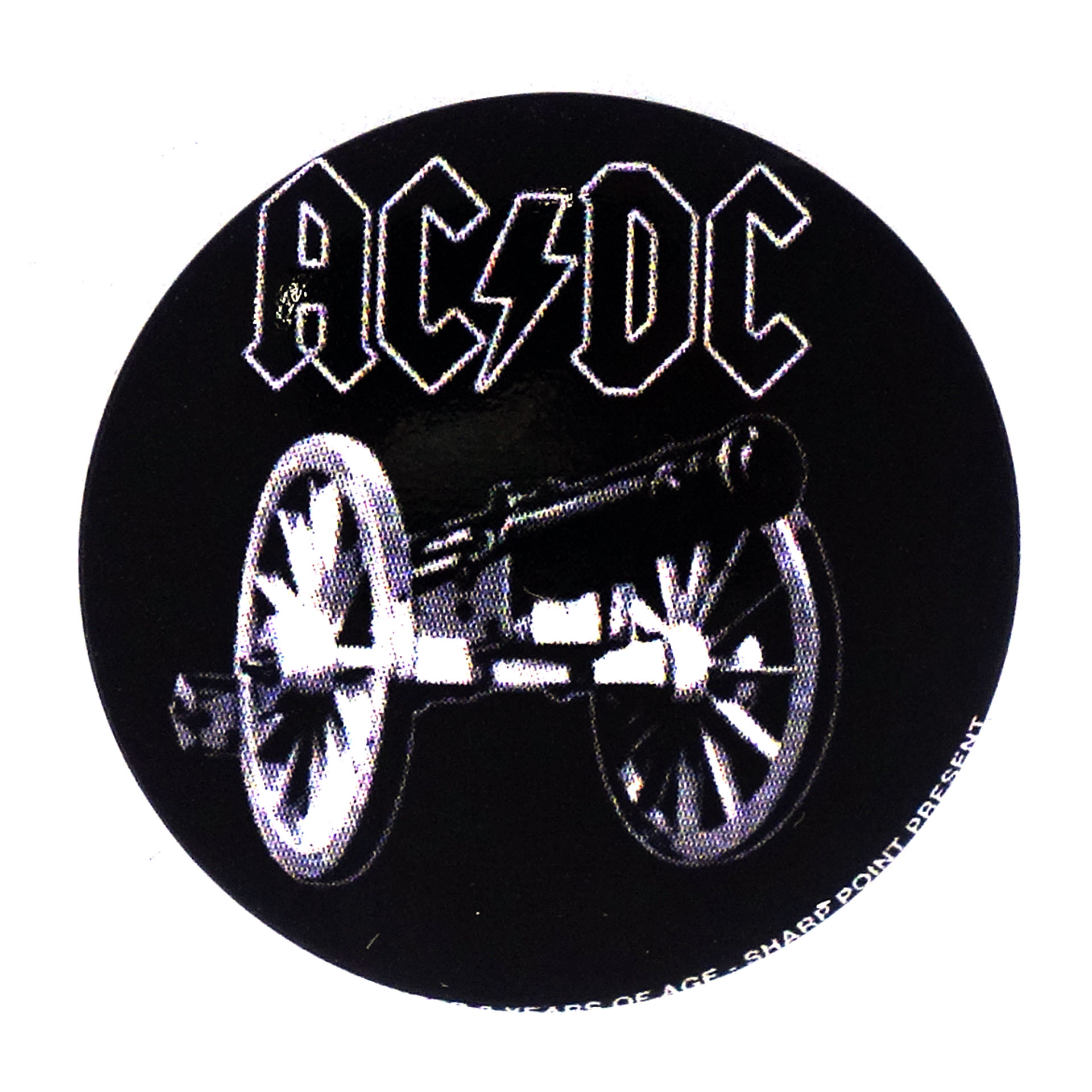 AC/DC Button For Those About To Rock Kanone