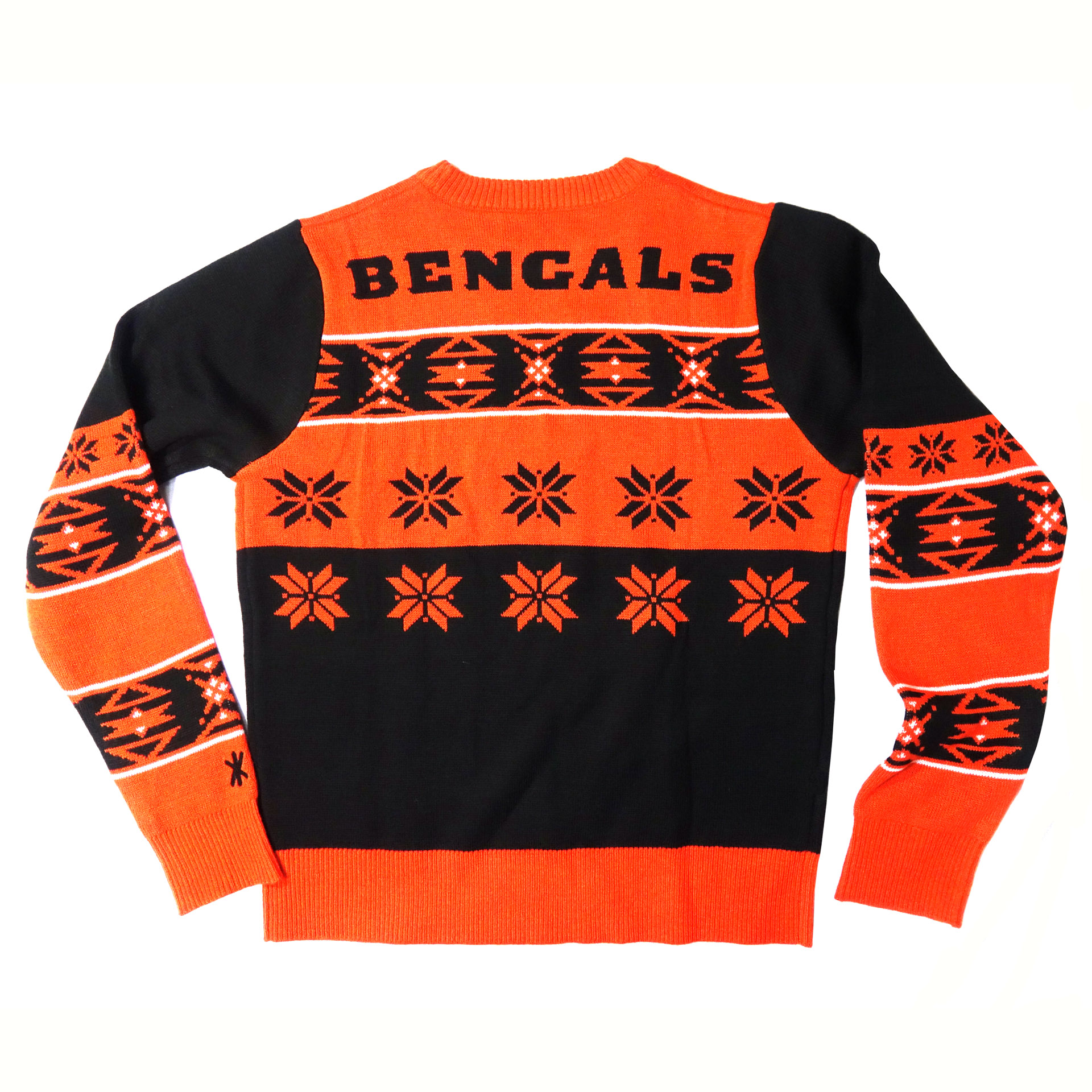 NFL Pullover Cincinnati Bengals Ugly Sweater Logo