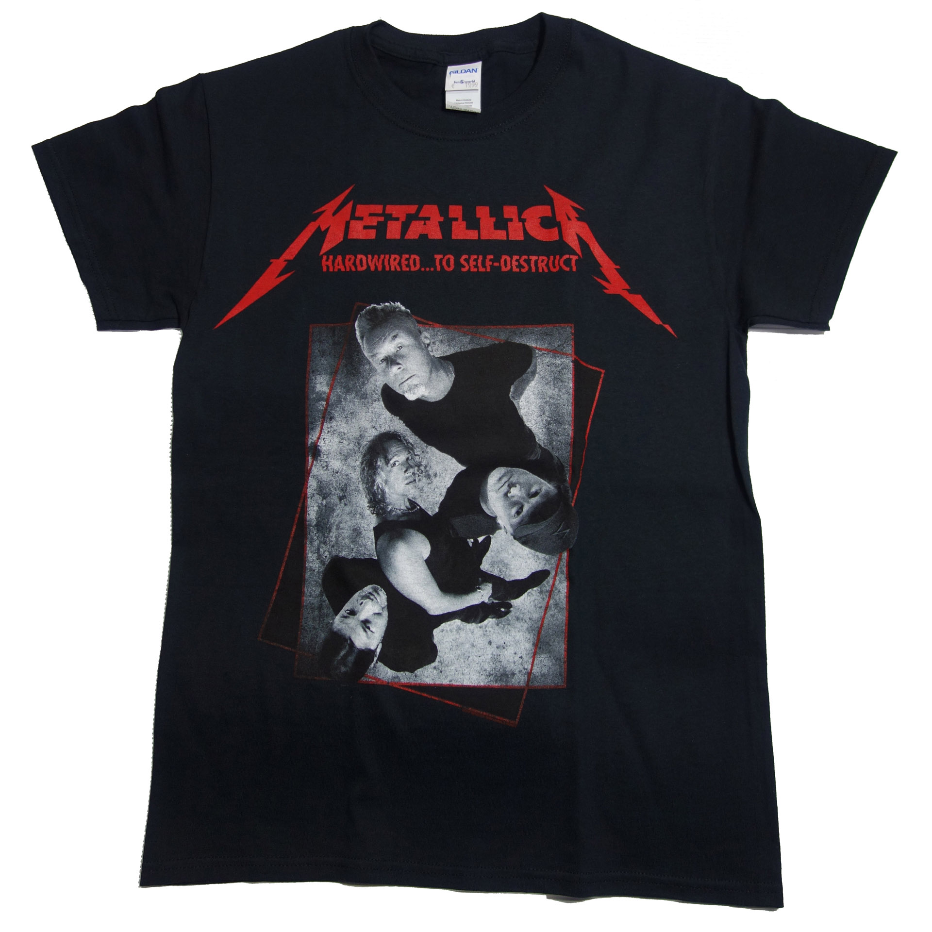T-Shirt Metallica Hardwired Band Concrete