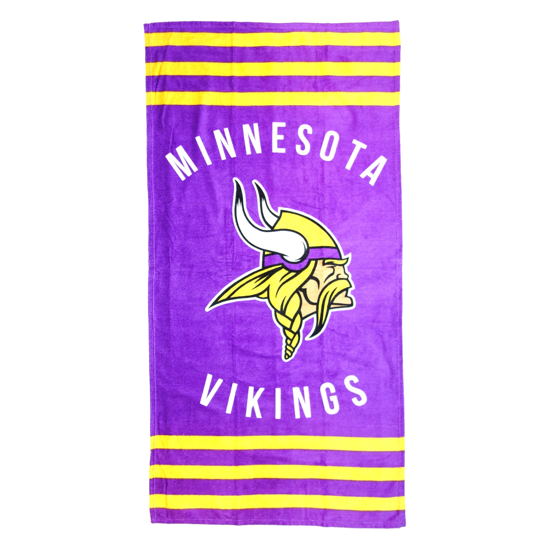 NFL Duschtuch Minnesota Vikings Streifen Beach Towel