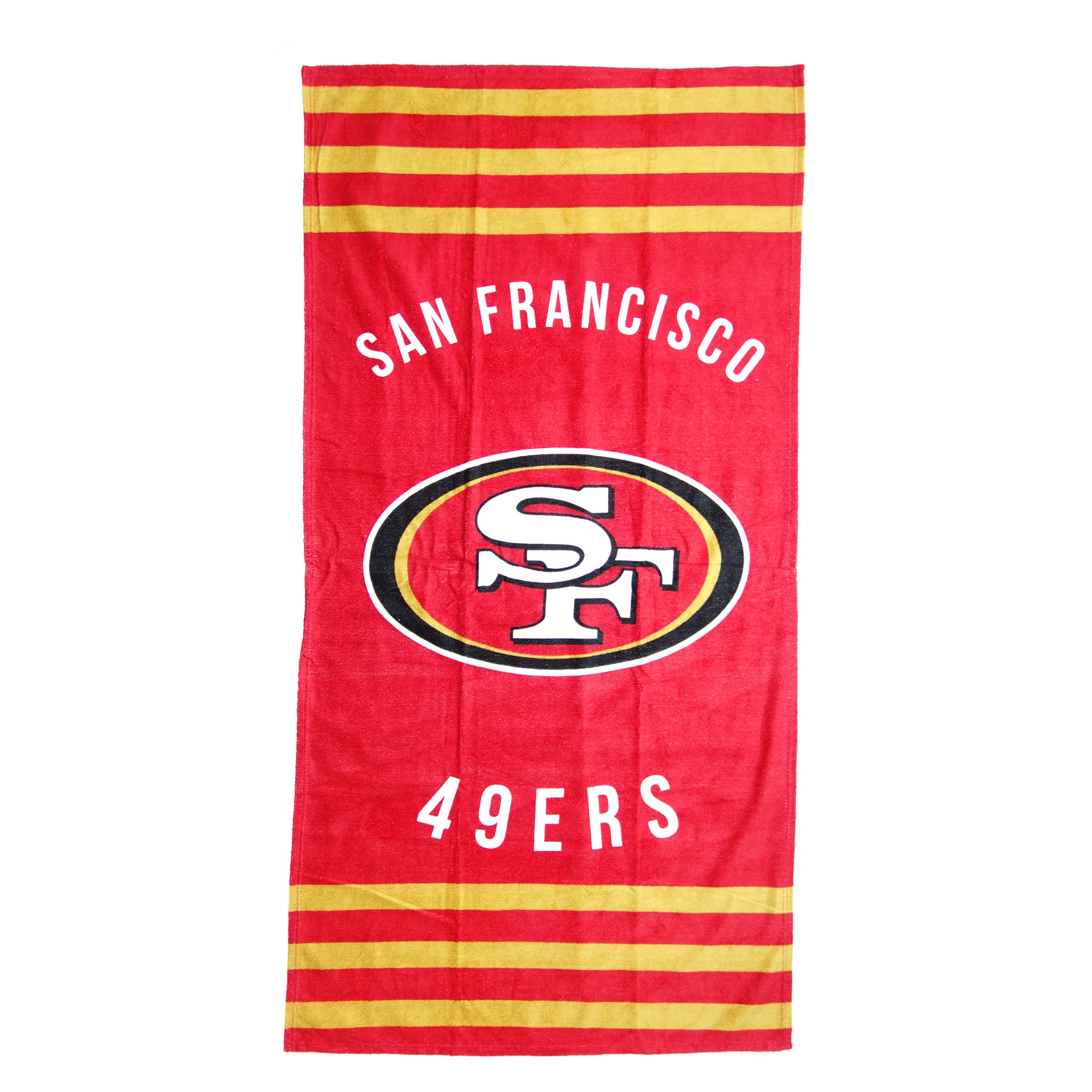 NFL Duschtuch San Francisco 49ers Streifen Beach Towel