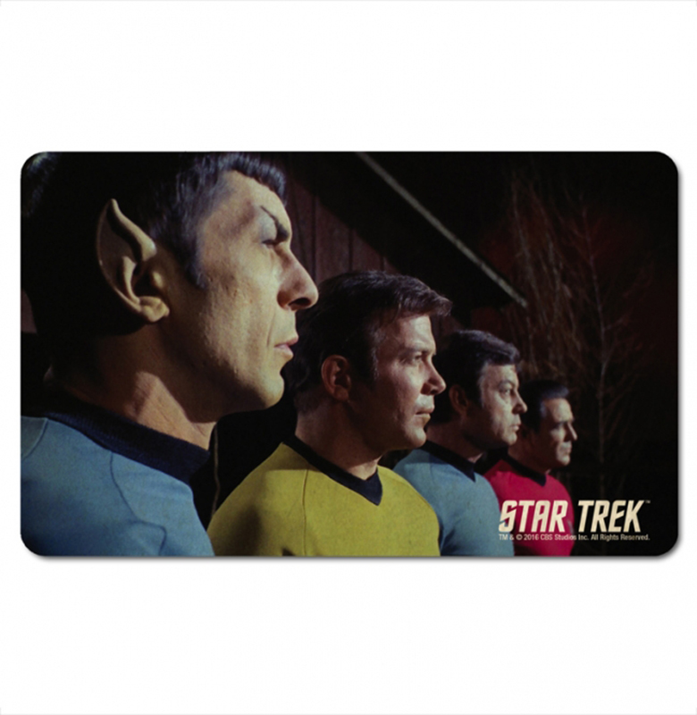 Früstücksbrettchen Star Trek  "Spock, Kirk, Mc Coy, Scotty"