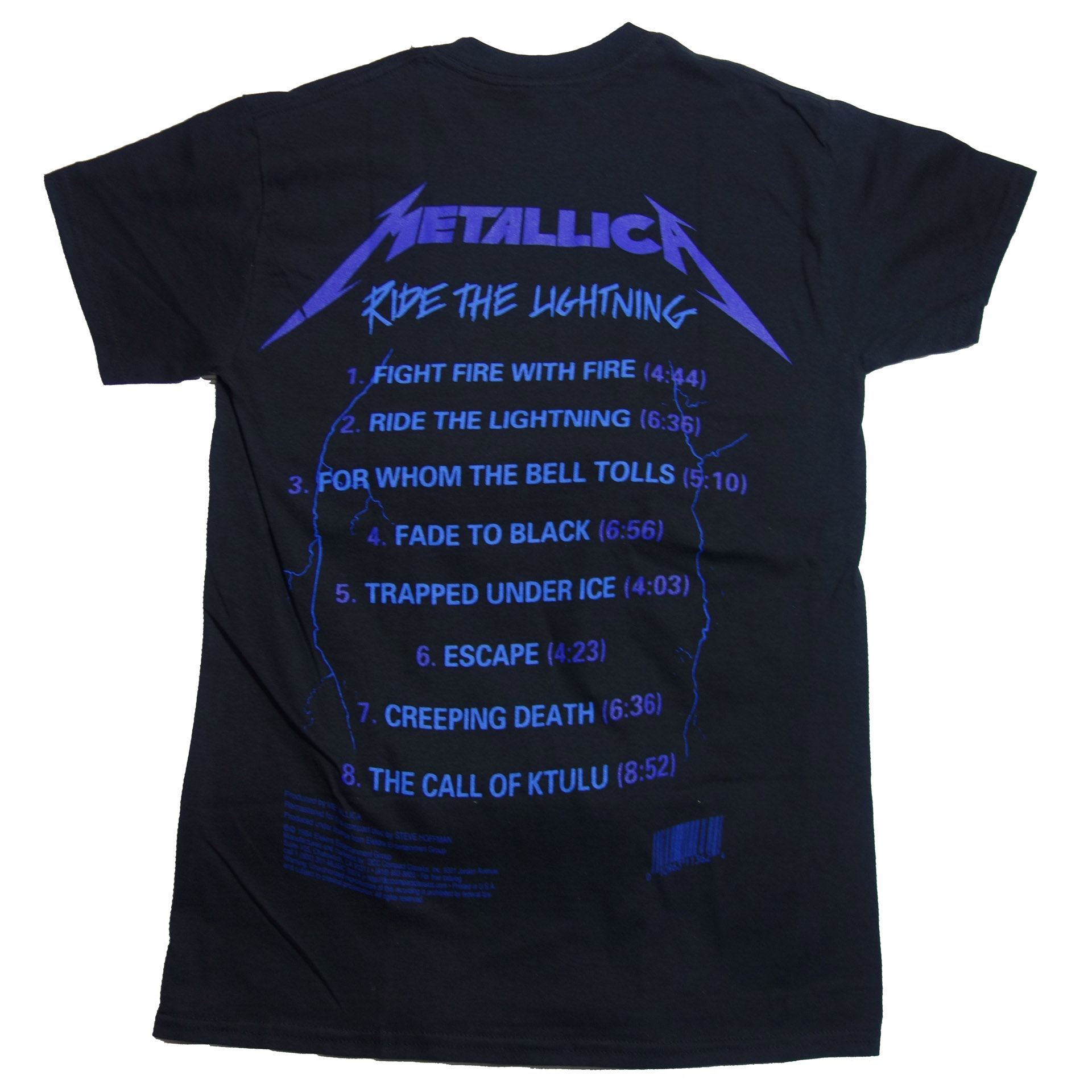 T-Shirt Metallica Ride the Lightning