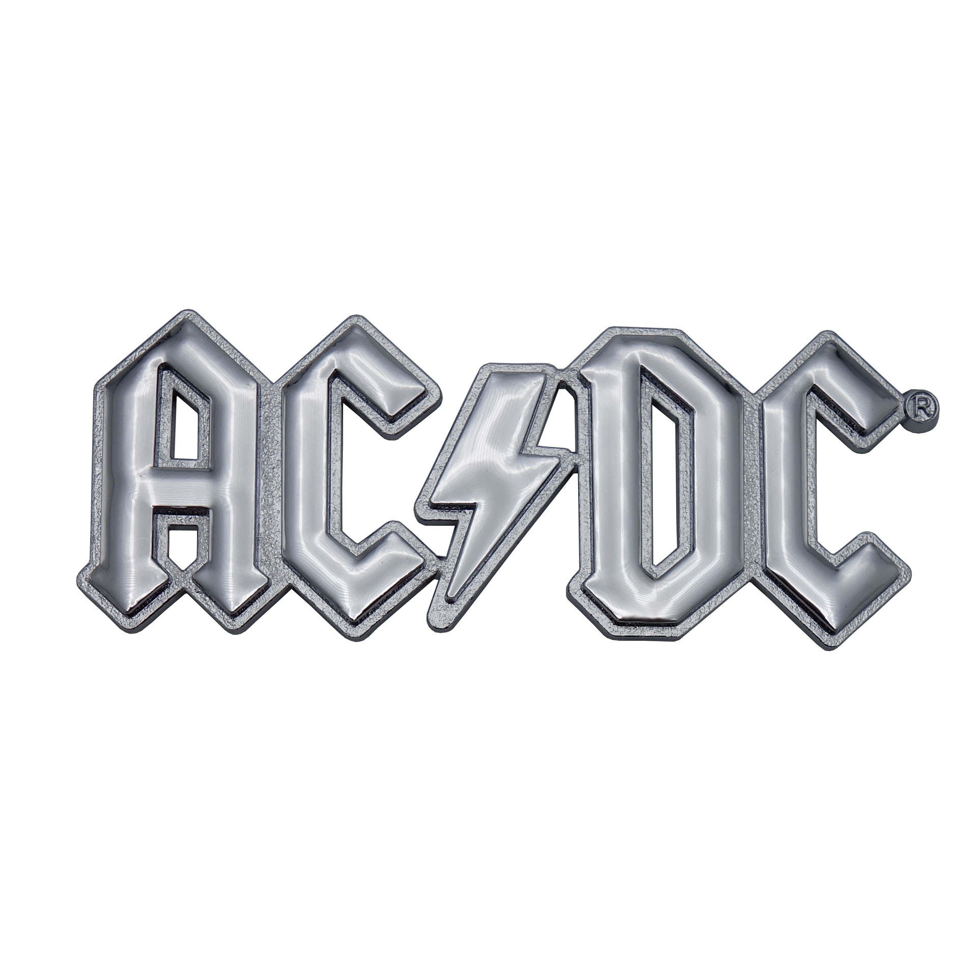 AC/DC 3D Chromlogo Aufkleber 