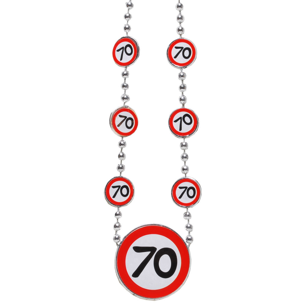 Geburtstagsdekoration "70" Geschenkidee Halskette