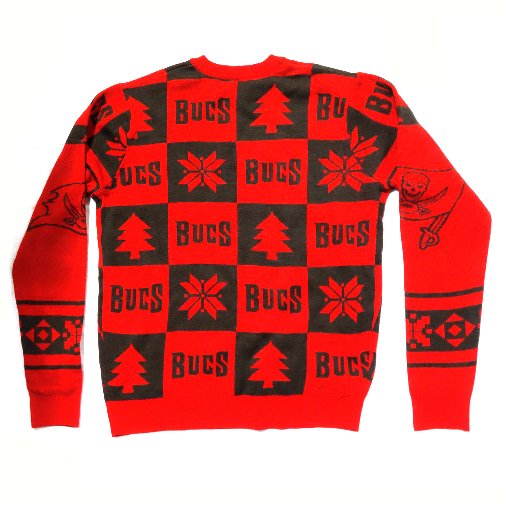 NFL Ugly Sweater Tampa Bay Buccaneers Schachbrettmuster Weihnachtspullover 