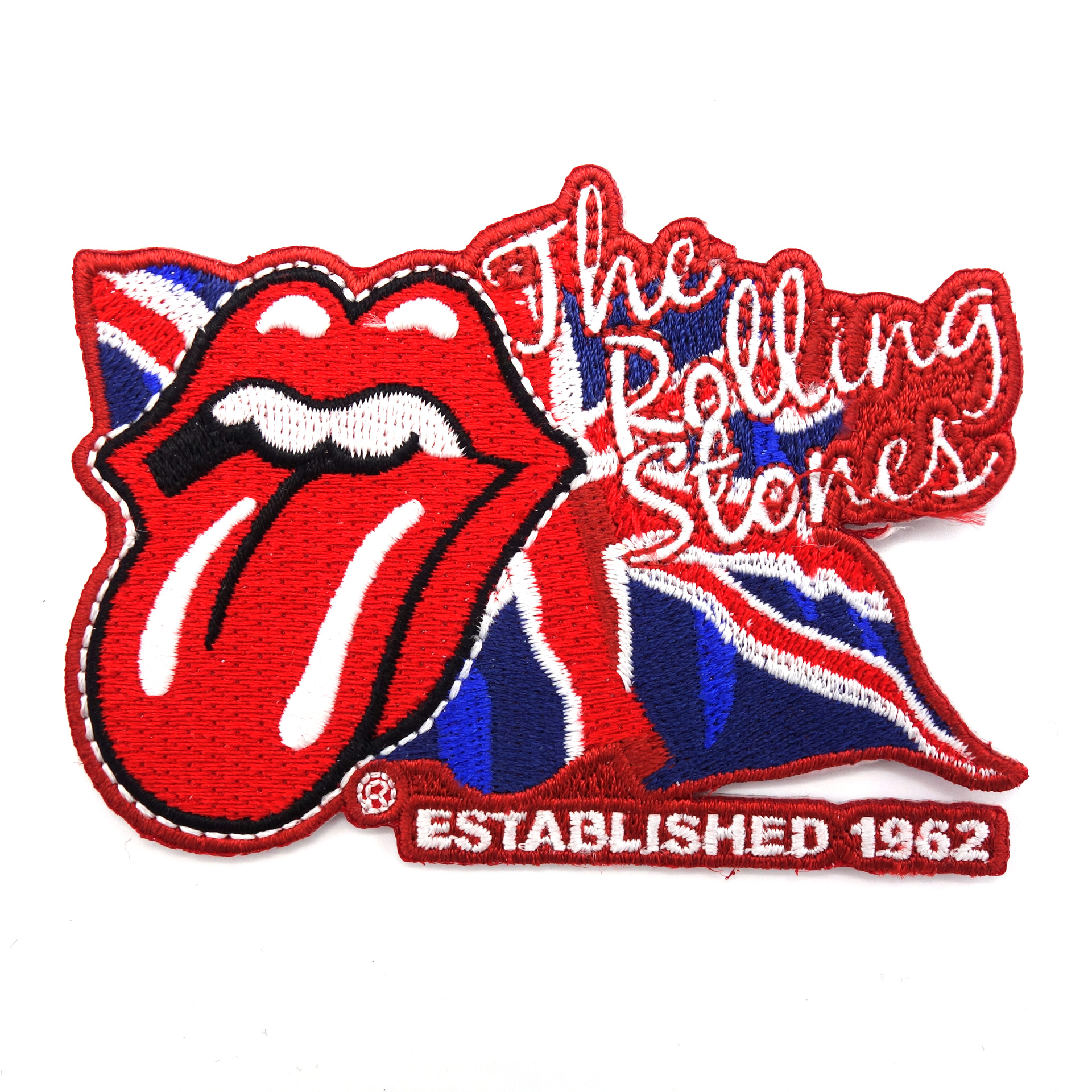 Band Patch The Rolling Stones Established 1962 Aufnäher