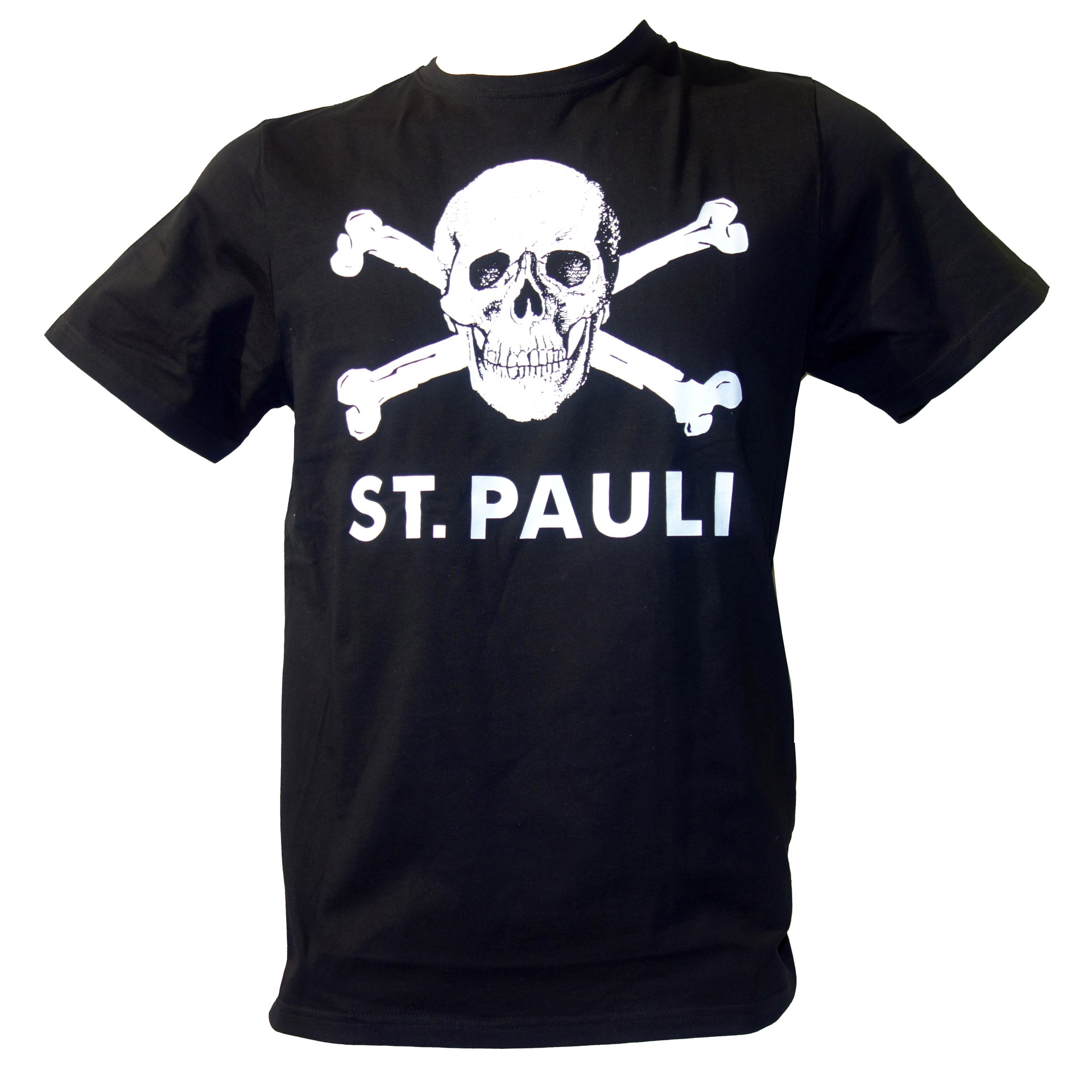 FC St. Pauli T-Shirt Totenkopf schwarz