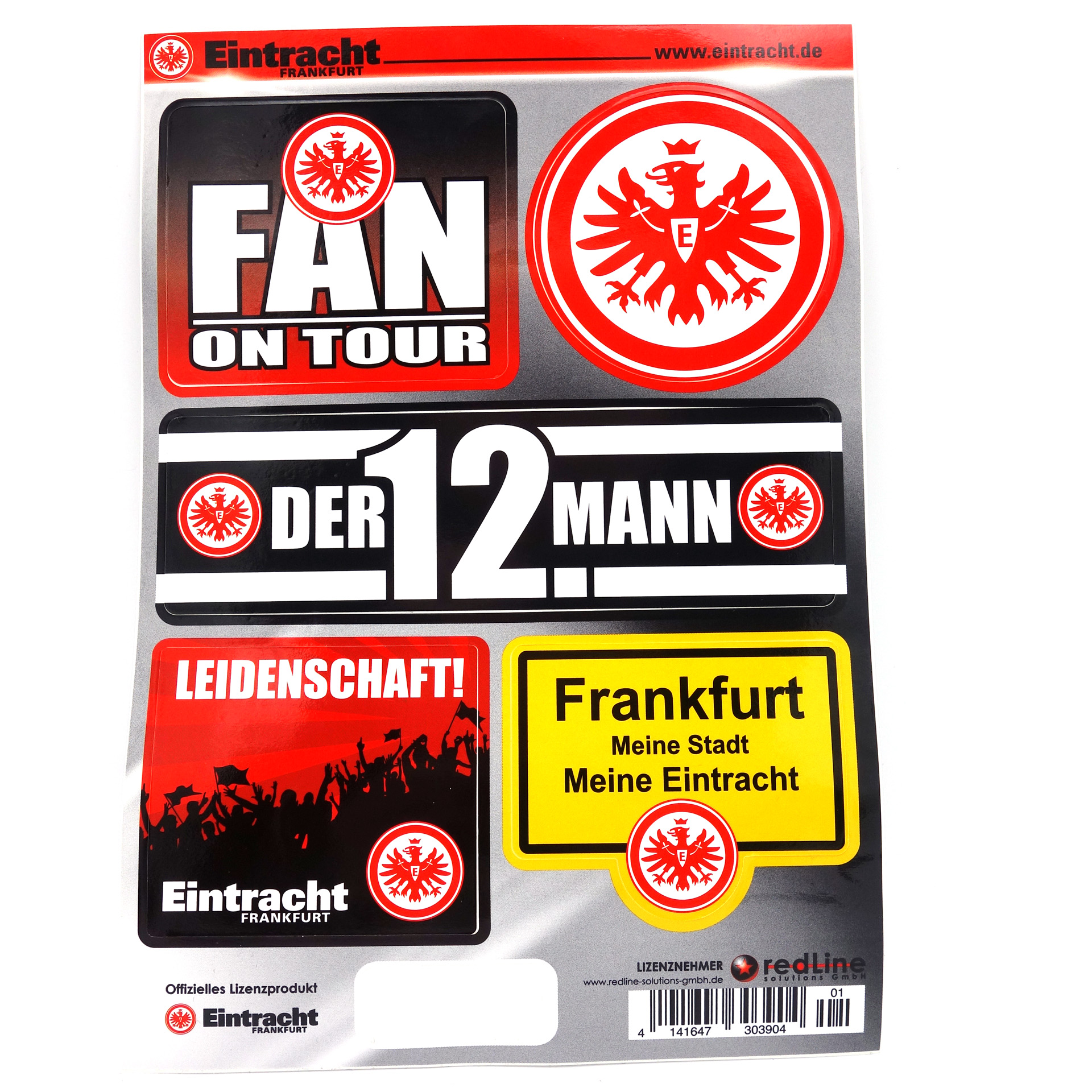 Eintracht Frankfurt Aufkleberkarte Classic