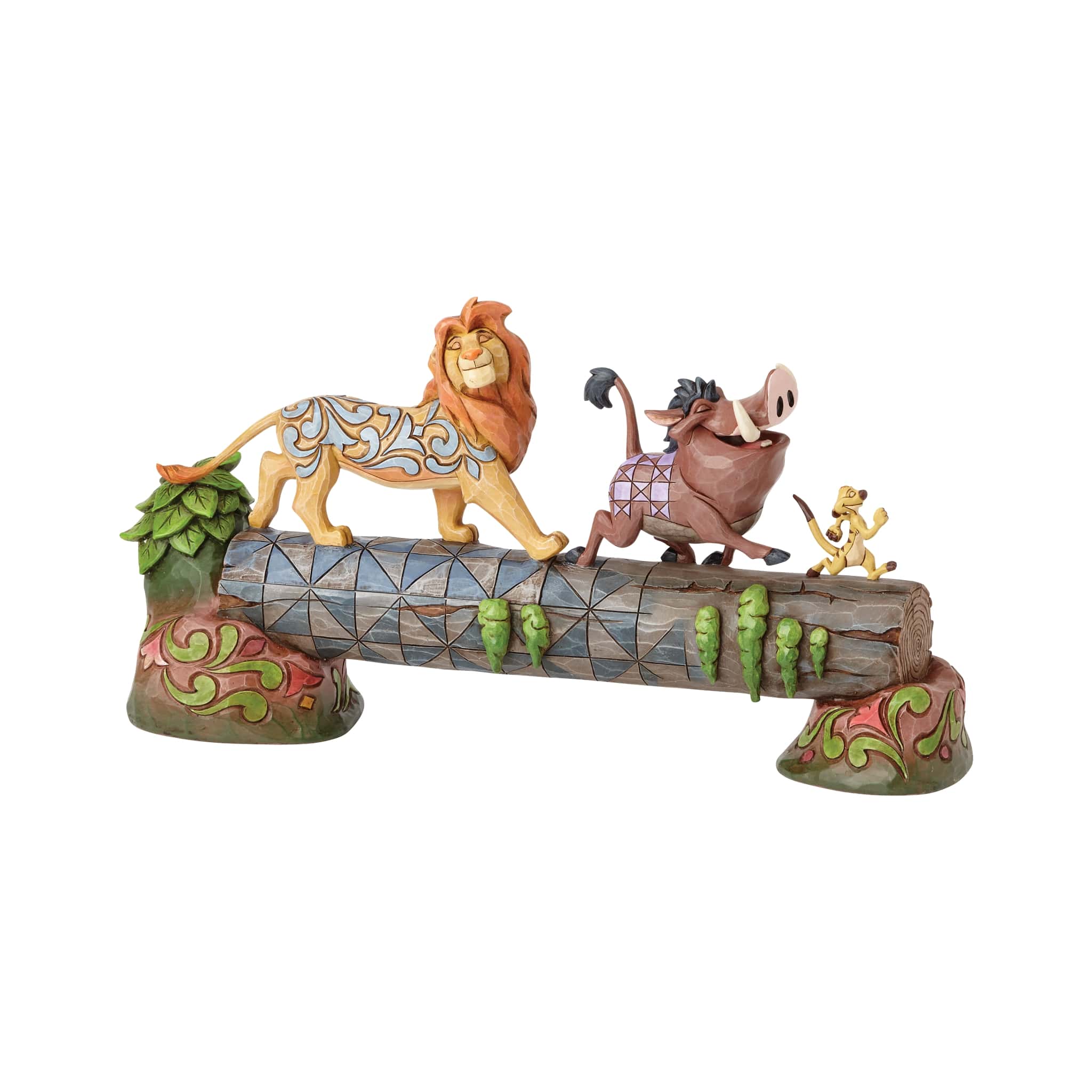 Sammelfigur Disney Timon & Pumbaa & Simba The Lion King Carefree Camaraderie Der König Der Löwen