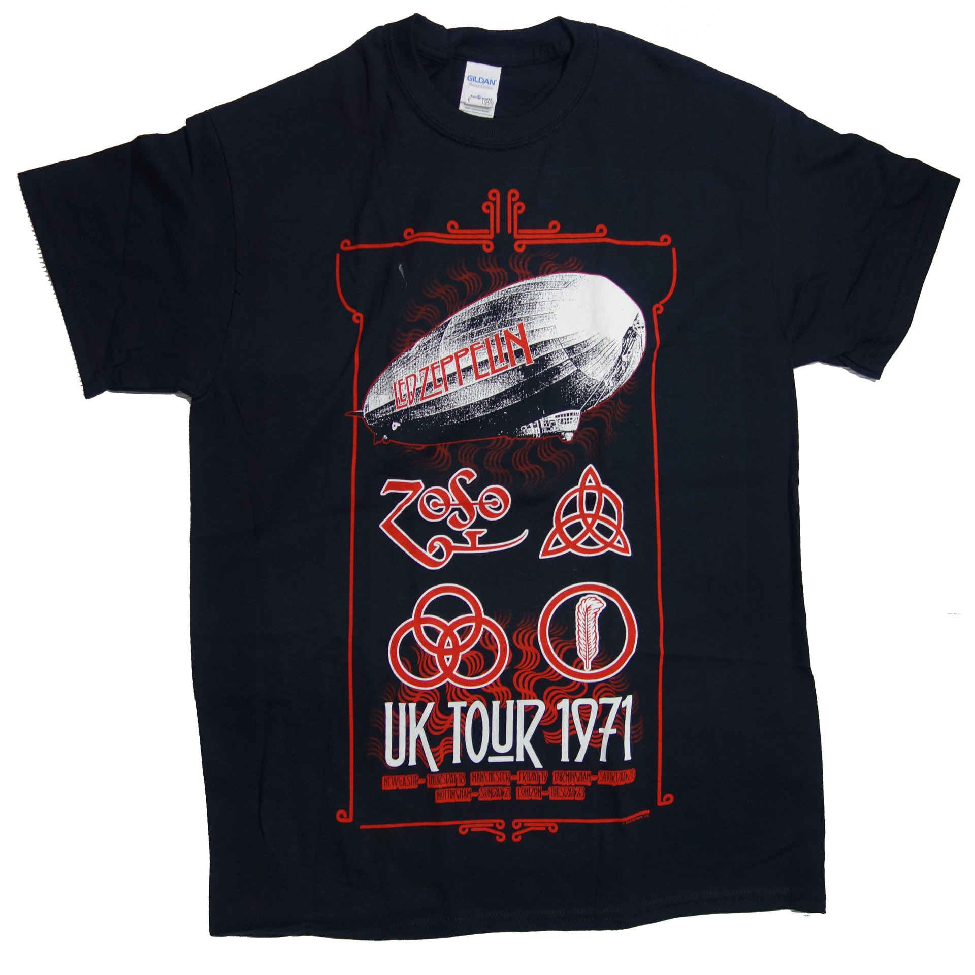 T-Shirt Led Zeppelin UK Tour 71
