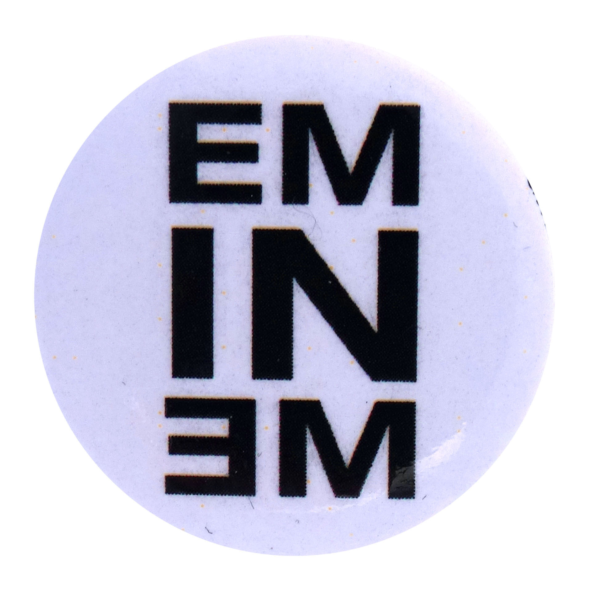 Eminem Button "Eminem" Weiß