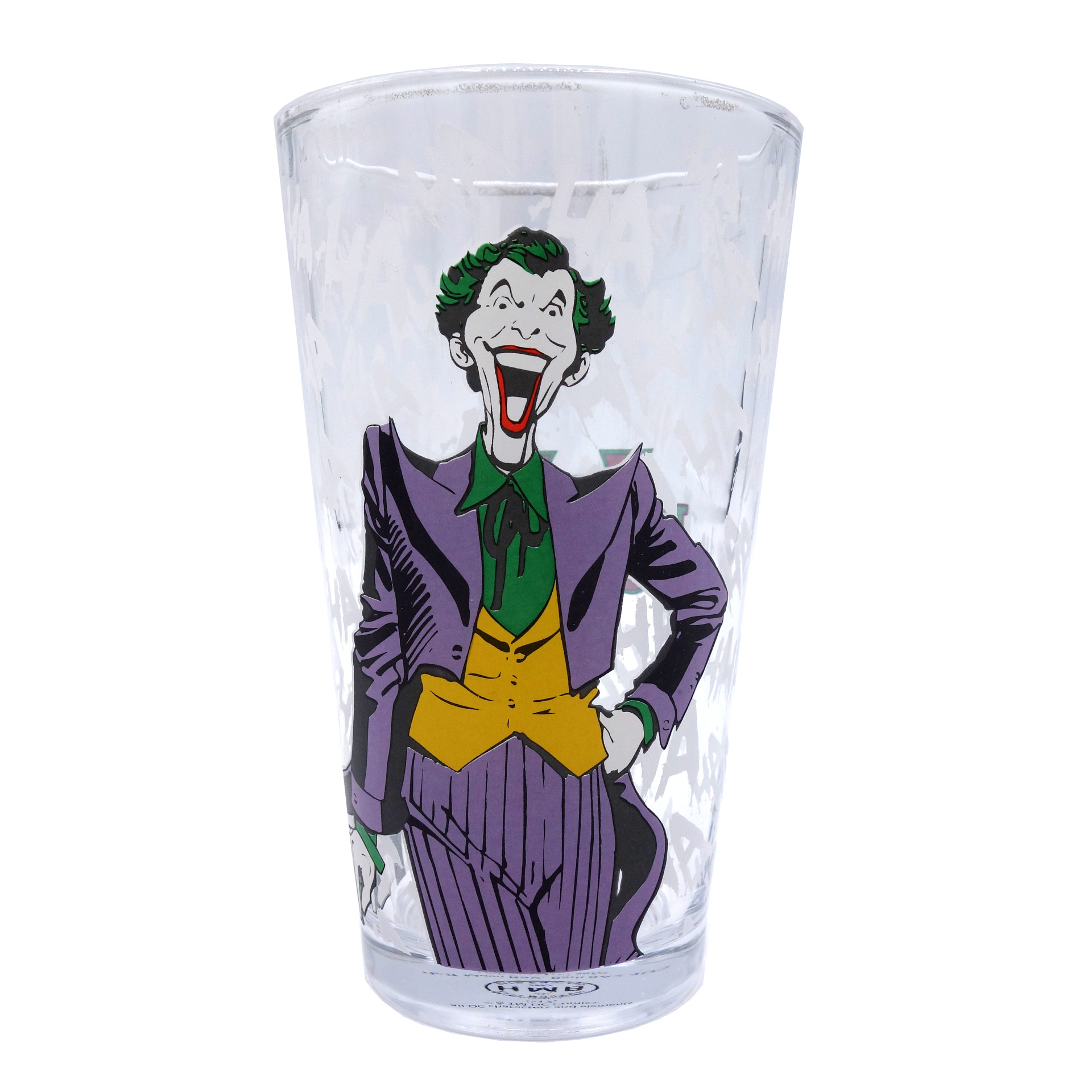 Joker Trinkglas Glas "Joker" Comics Retro