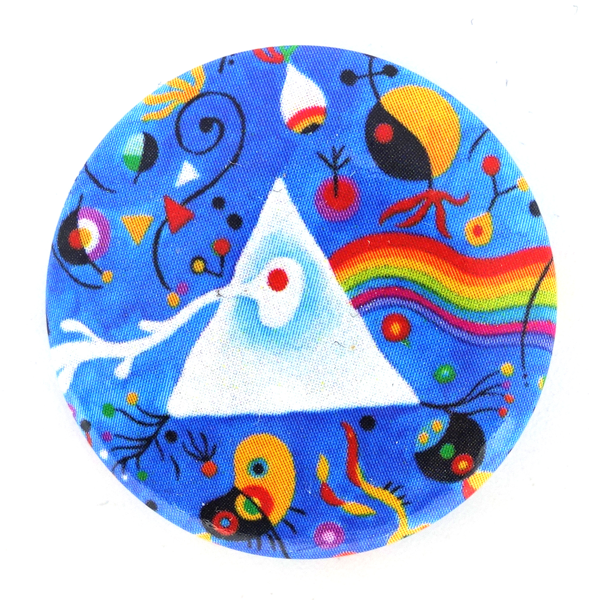 Pink Floyd Button Prisma Bunt