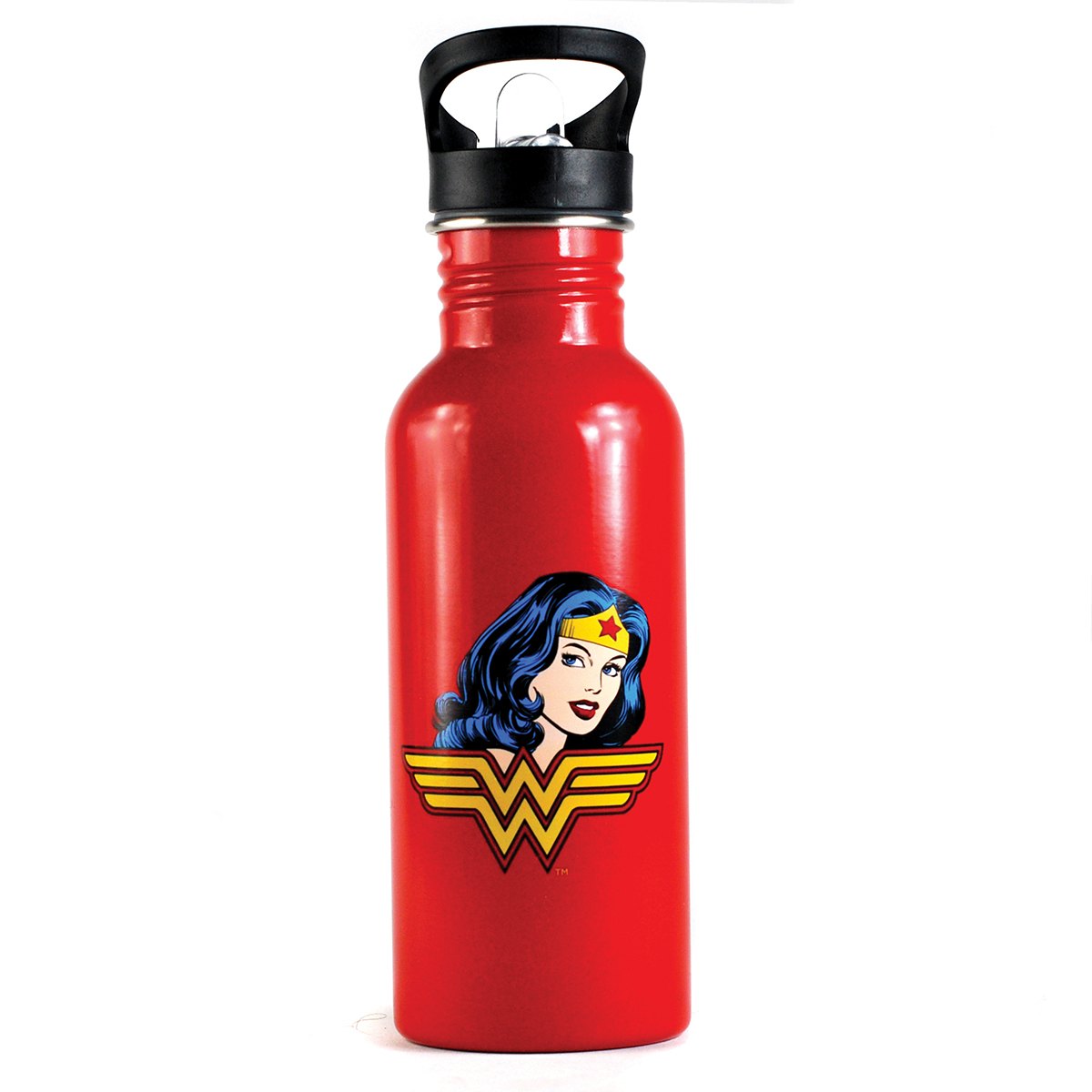 Wonder Woman Metal Trinkflasche "What would WW do?" Water Bottle 