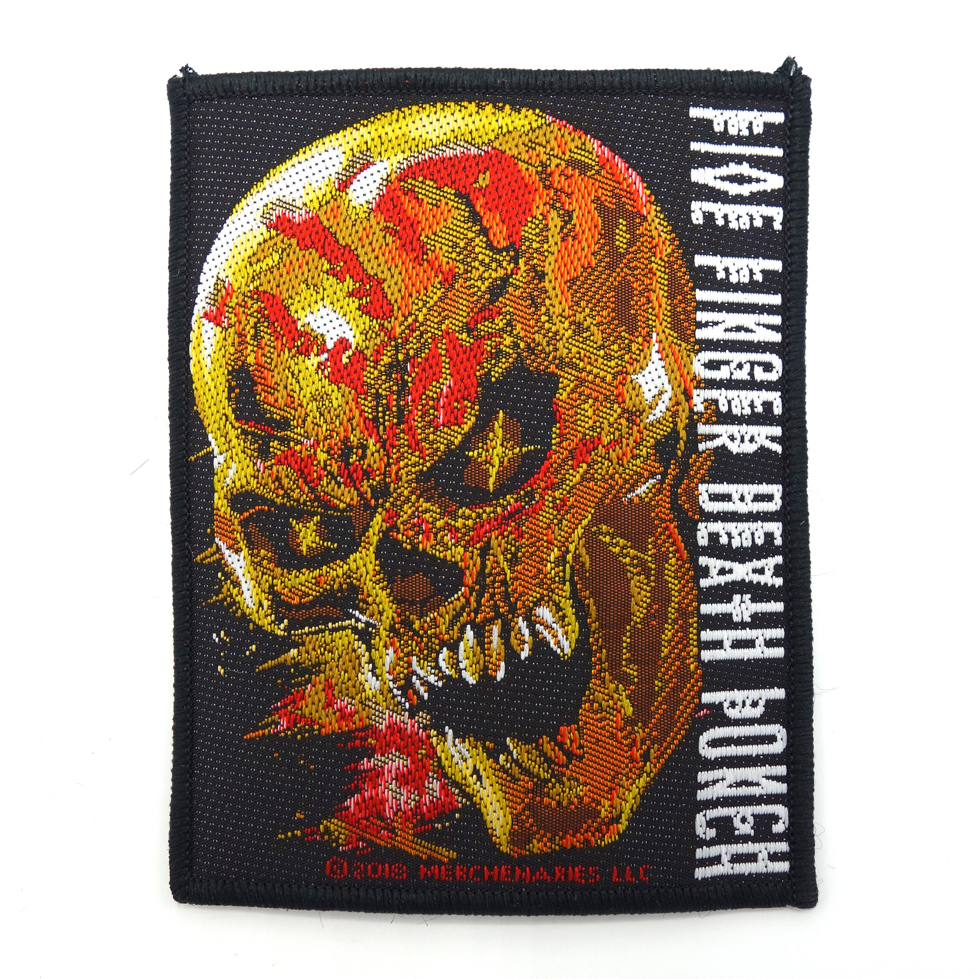 Band Patch Five Finger Death Punch Skull Schädel Aufnäher