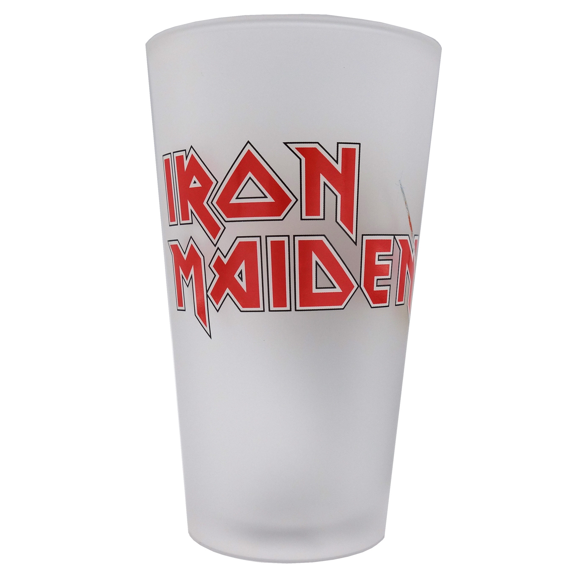 Iron Maiden The Trooper Trinkglas Satiniert Gefrostet