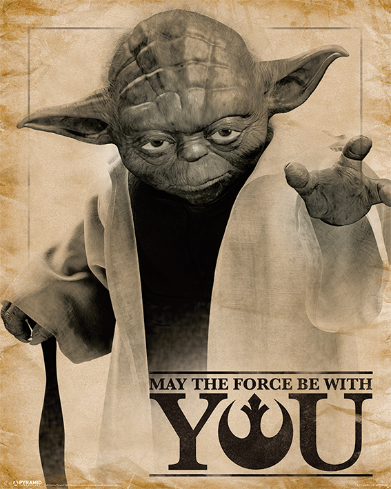 Poster Star Wars Yoda (Mini)