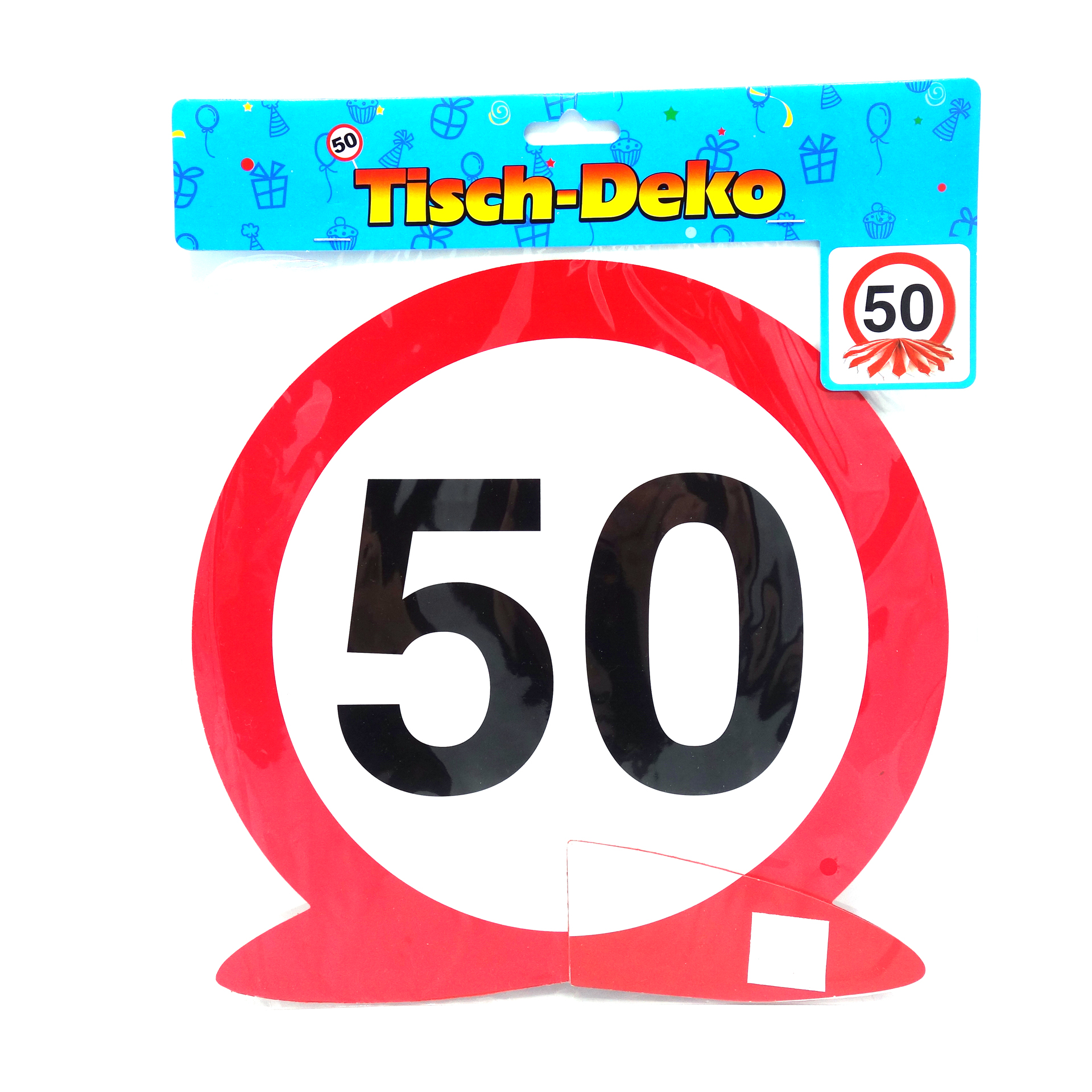 Geburtstagsdekoration Tisch-Deko "50"
