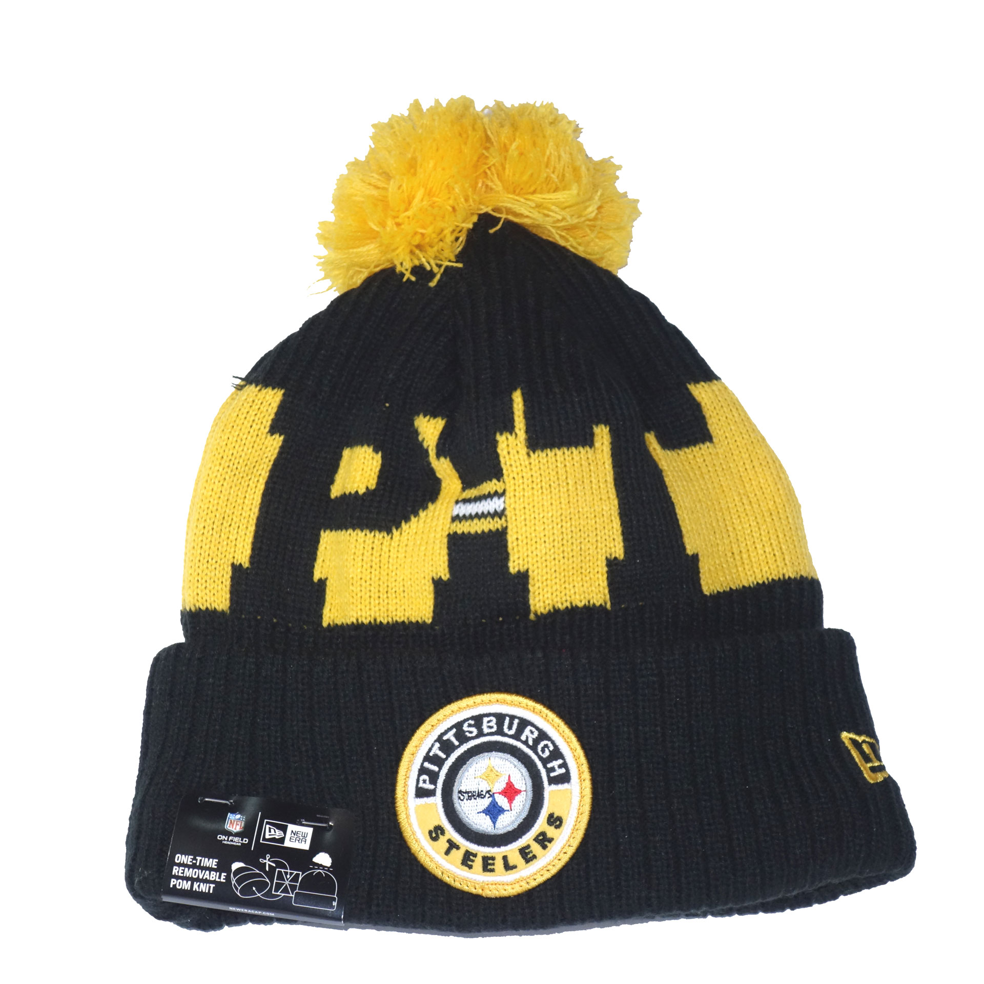NFL New Era Beanie Strickmütze Pittsburgh Steelers Wintermütze PIT