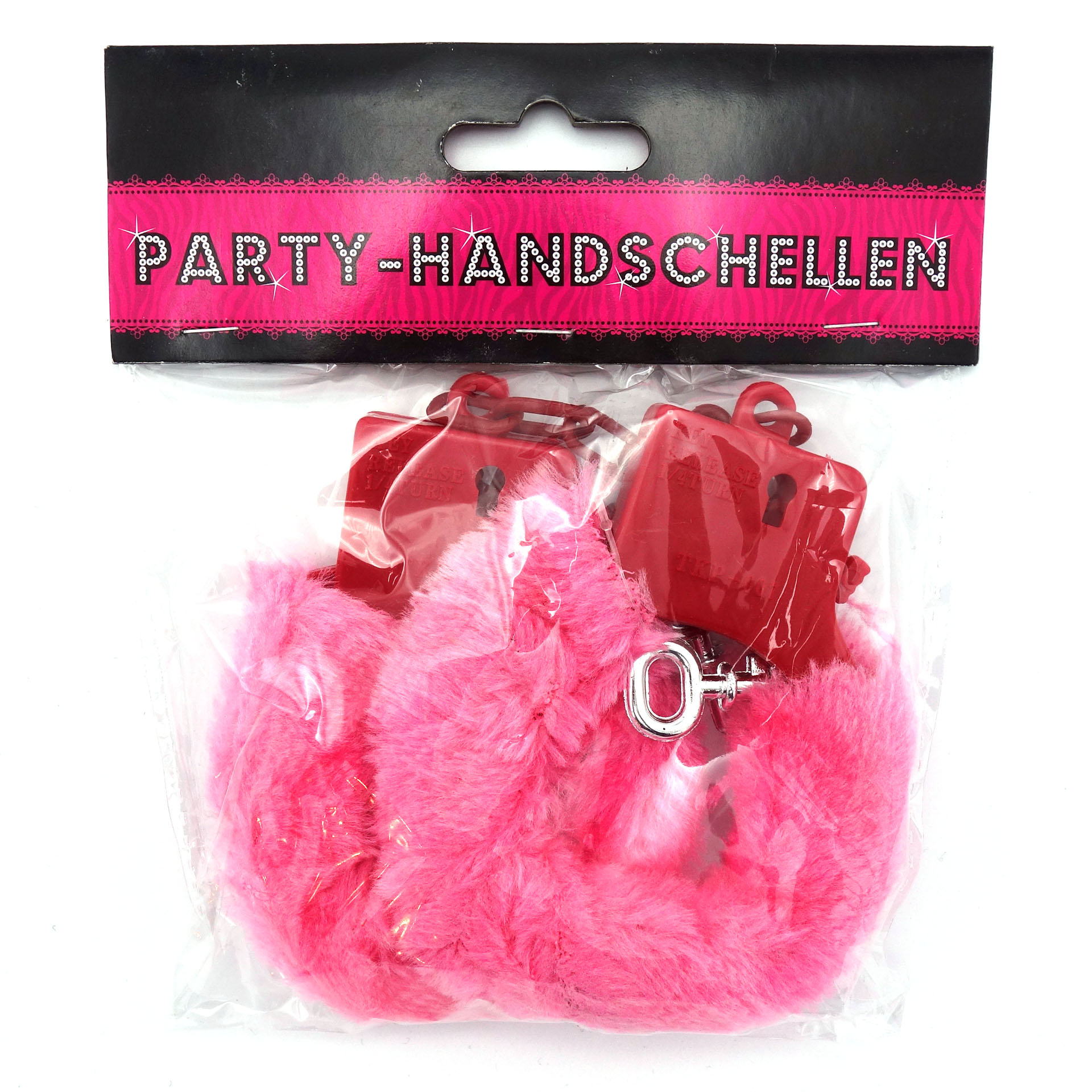 Party Plüsch Handschellen Rosa