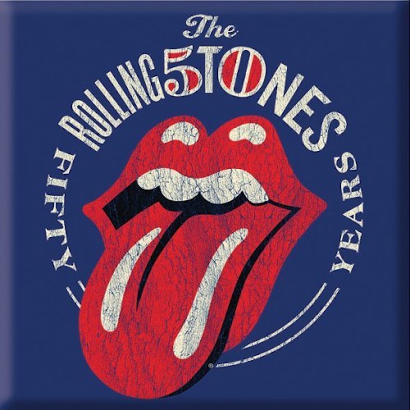 Magnet The Rolling Stones Fifty Years Kühlschrankmagnet