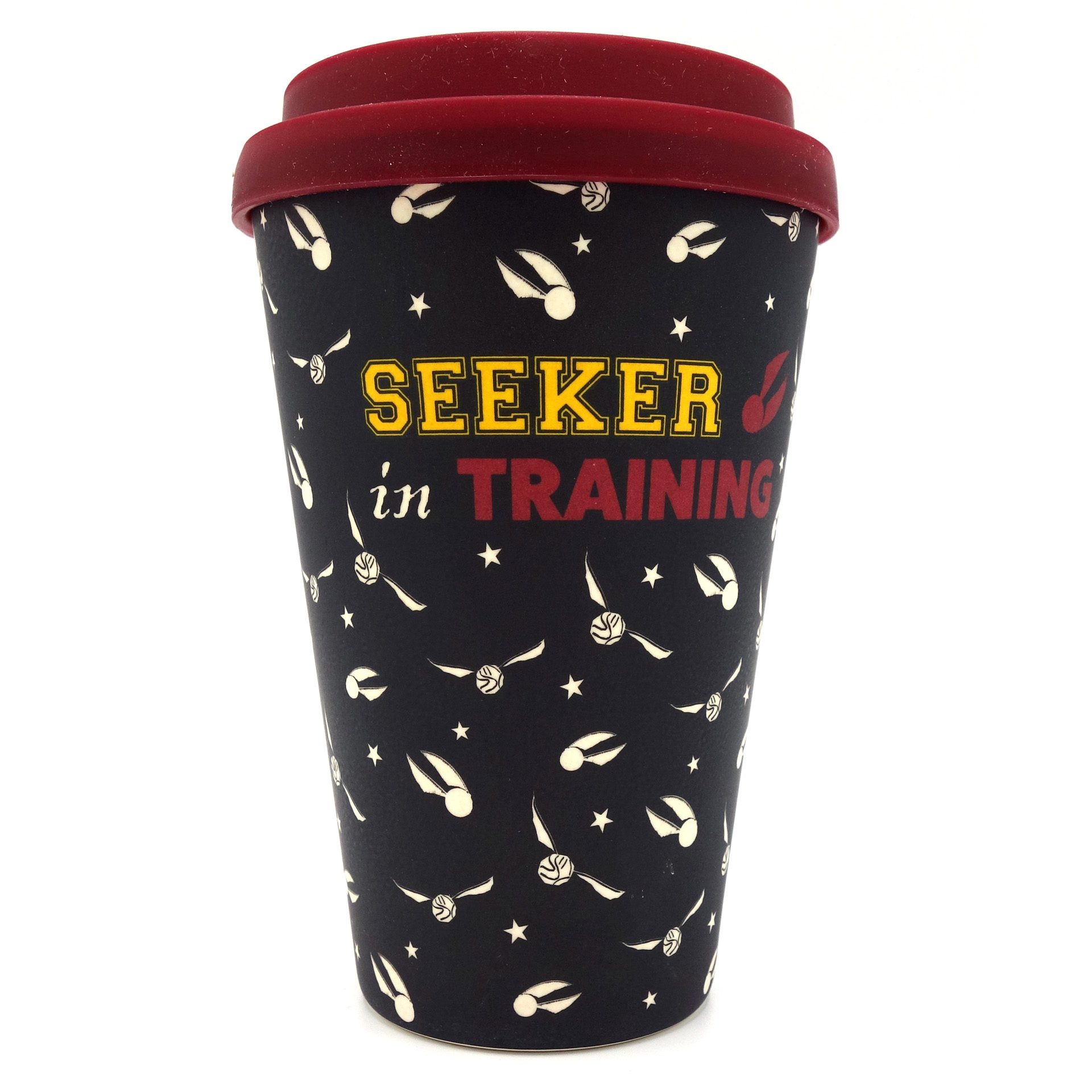 Harry Potter Bamboo Travel Mug Coffee To Go Becher "Seeker In Training" 