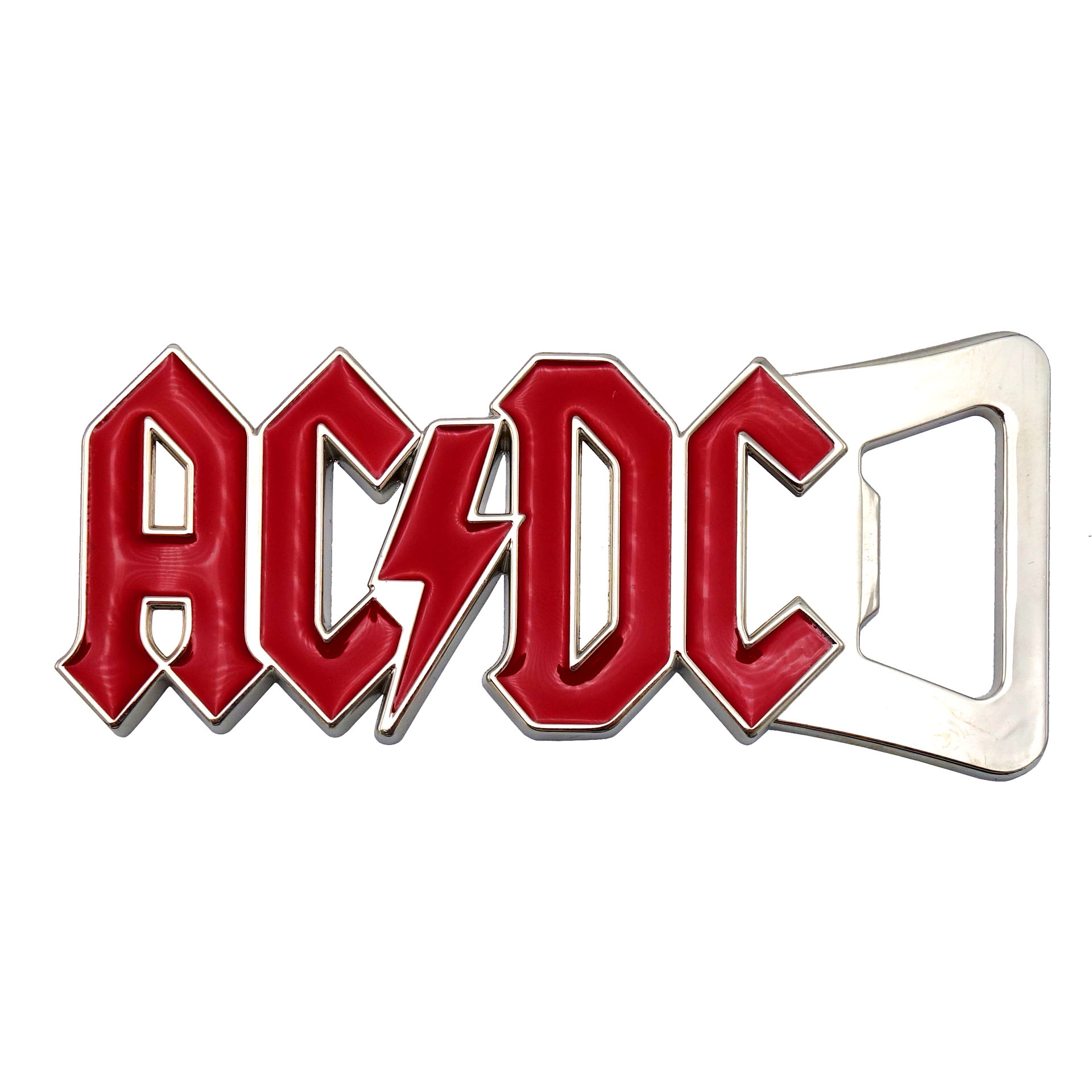 AC/DC Magnetischer Metall Flaschenöffner Logo