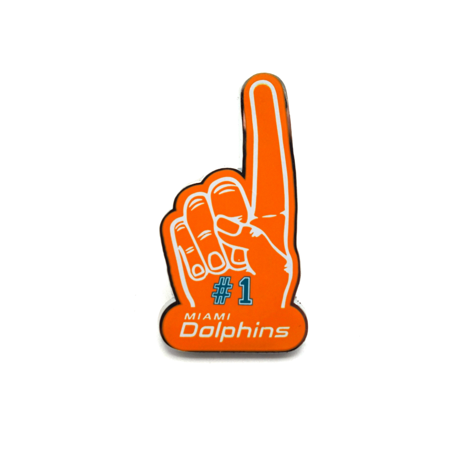 NFL Miami Dolphins Pin Hand Foam Hand