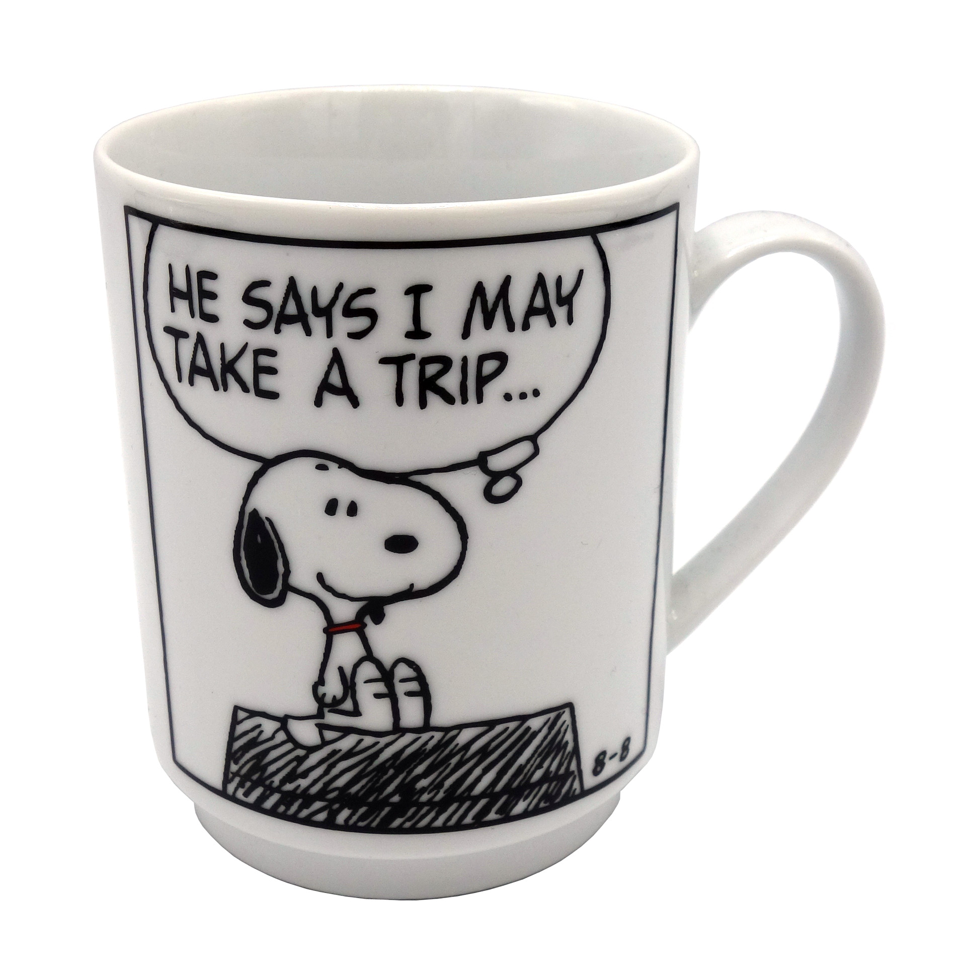 Snoopy Peanuts Tasse He Says I May...