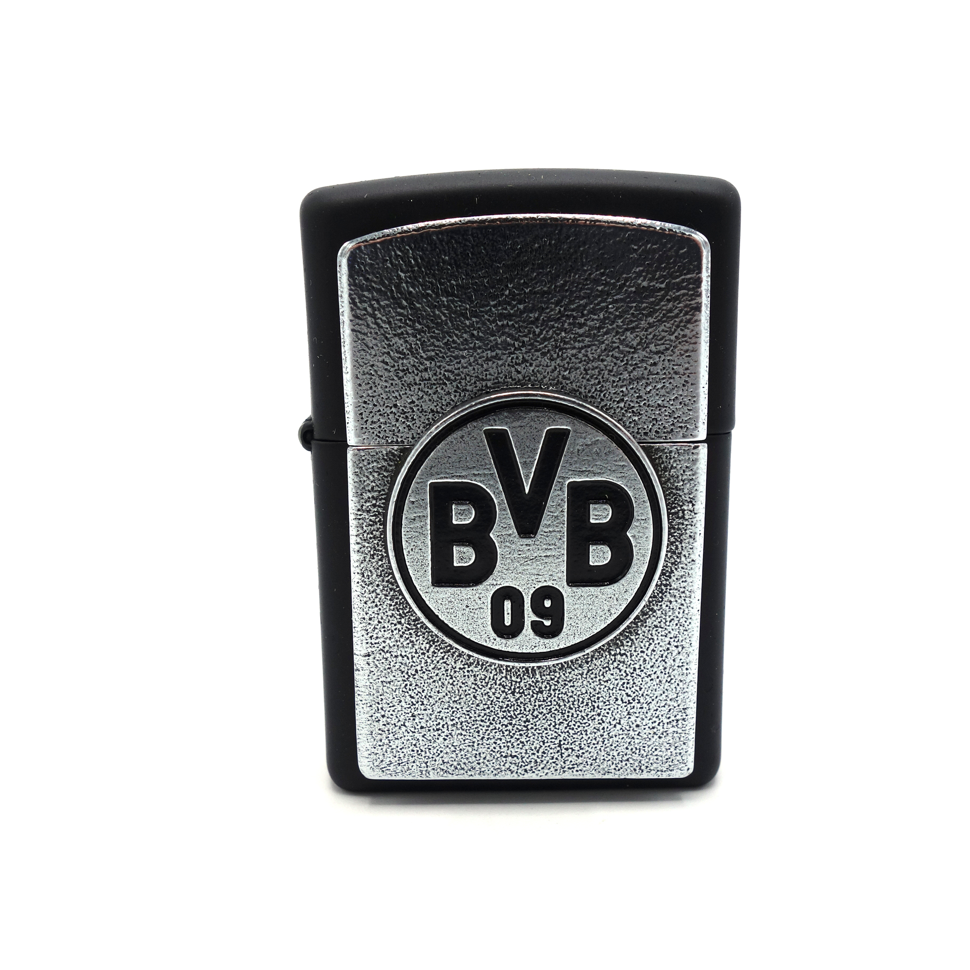 Borussia Dortmund BVB Zippo mit Trick-Logo Schwarz