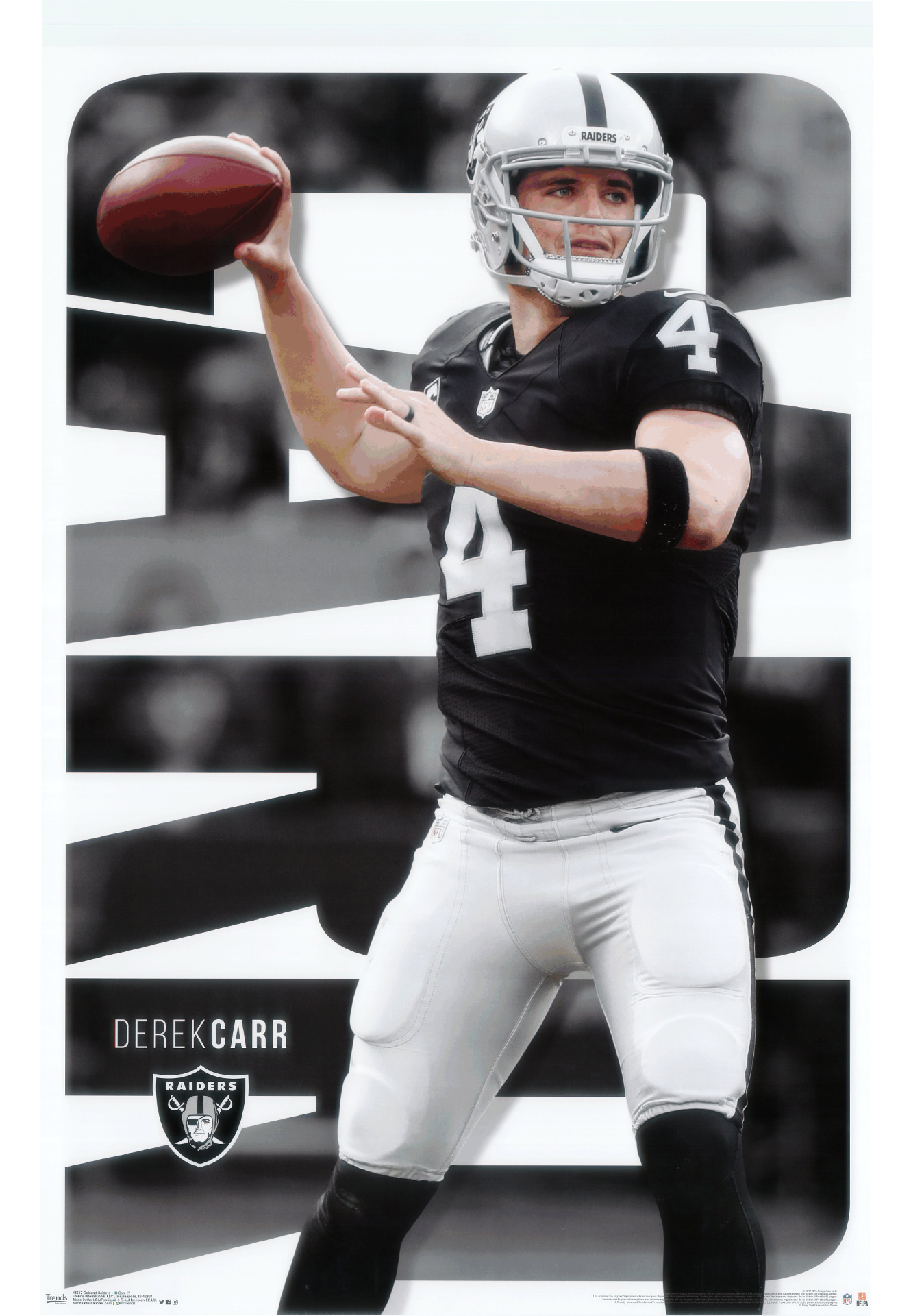 Poster NFL Derek Carr Raiders