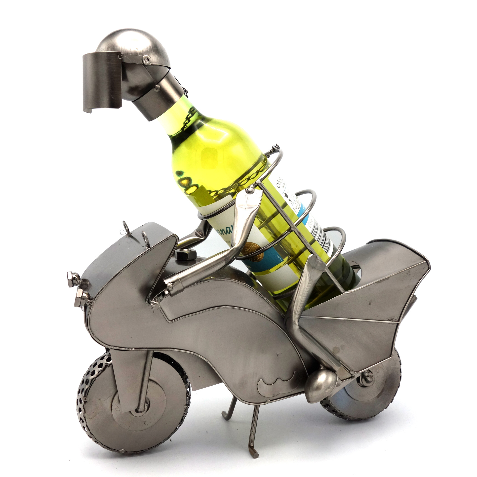 Weinflaschenhalter Großes Motorrad