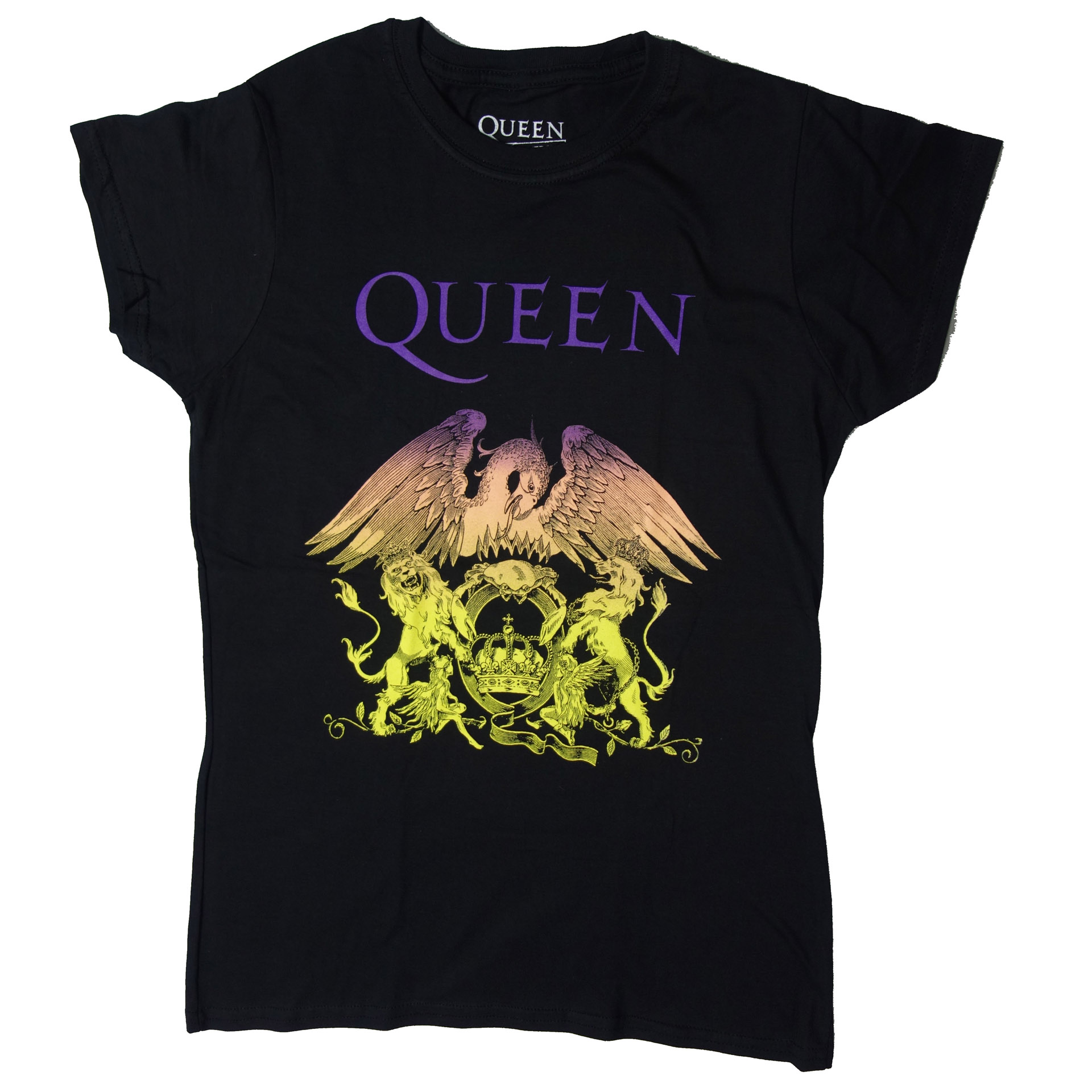 Lady T-Shirt Damen Queen Logo