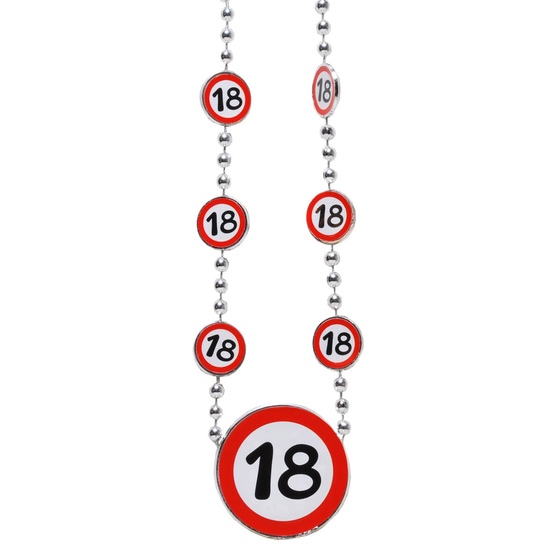 Geburtstagsdekoration "18" Halskette 