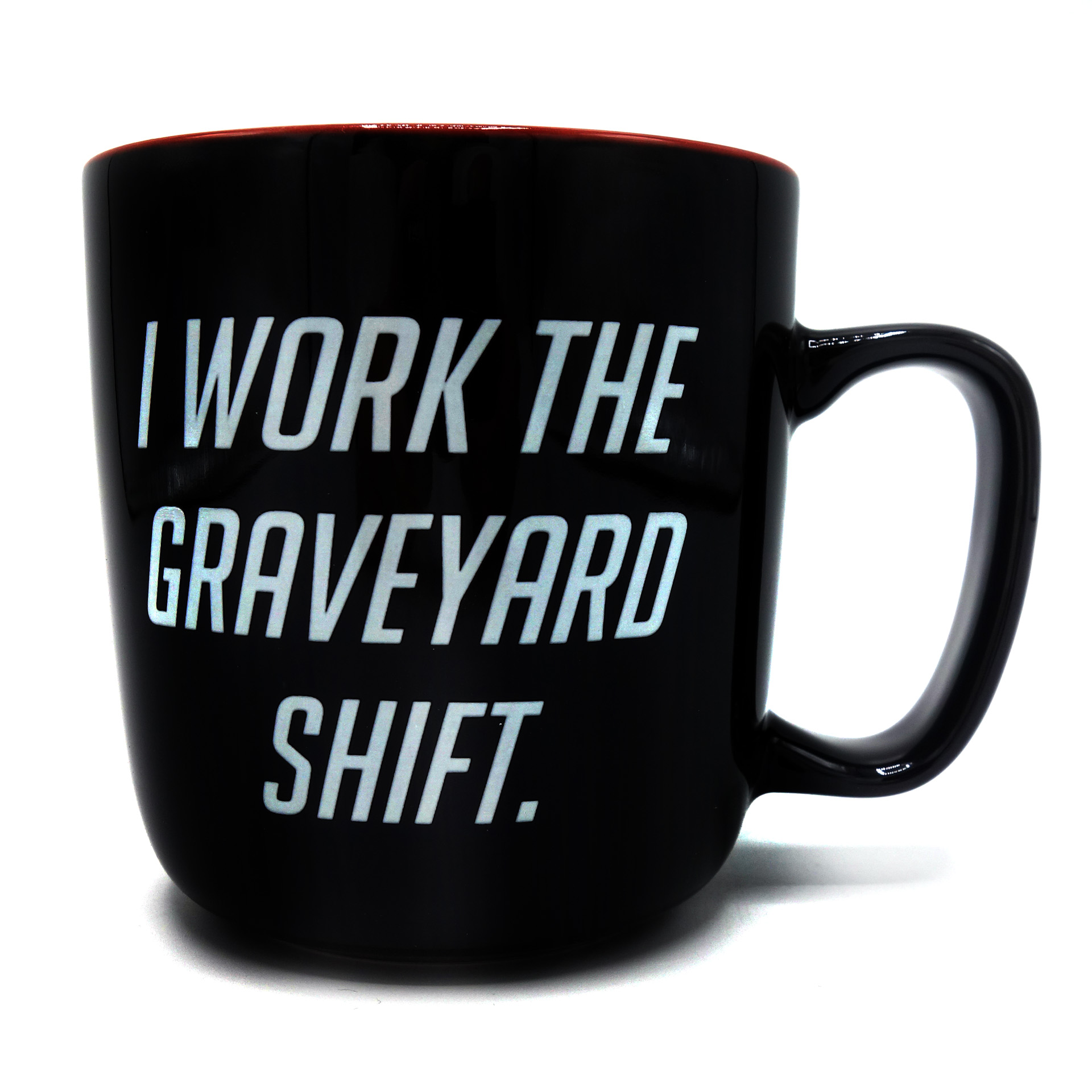 Neue Overwatch Tasse "I work the graveyard shift"