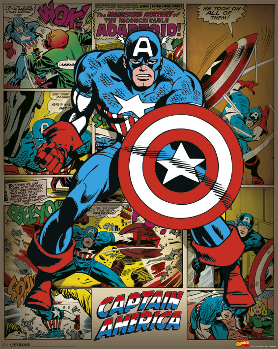 Poster Captain America (Mini)