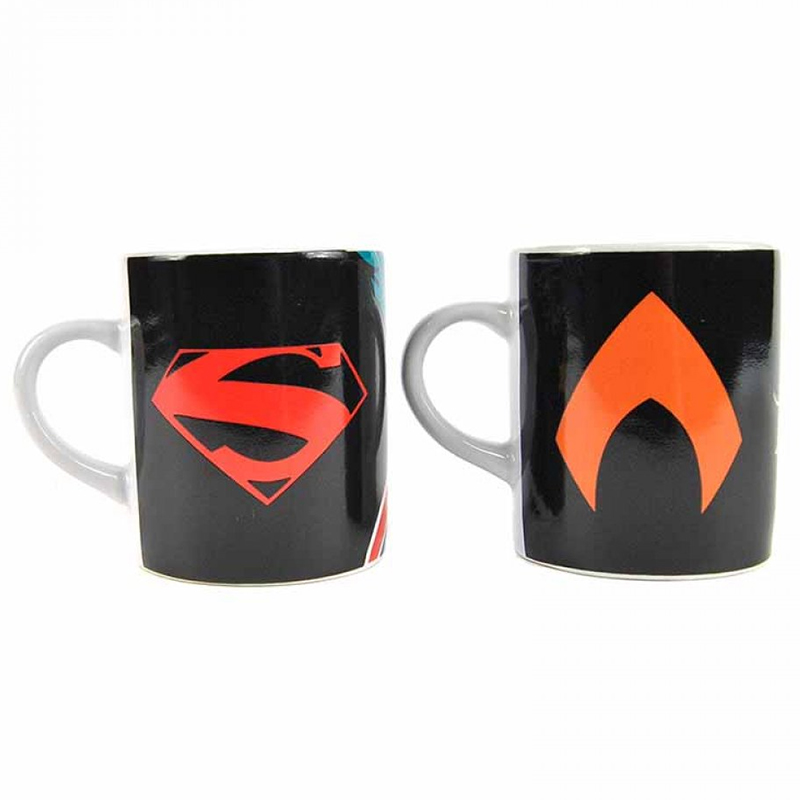 Justice League Espresso Tassen 2er-Set, Set of two heat change mini mugs