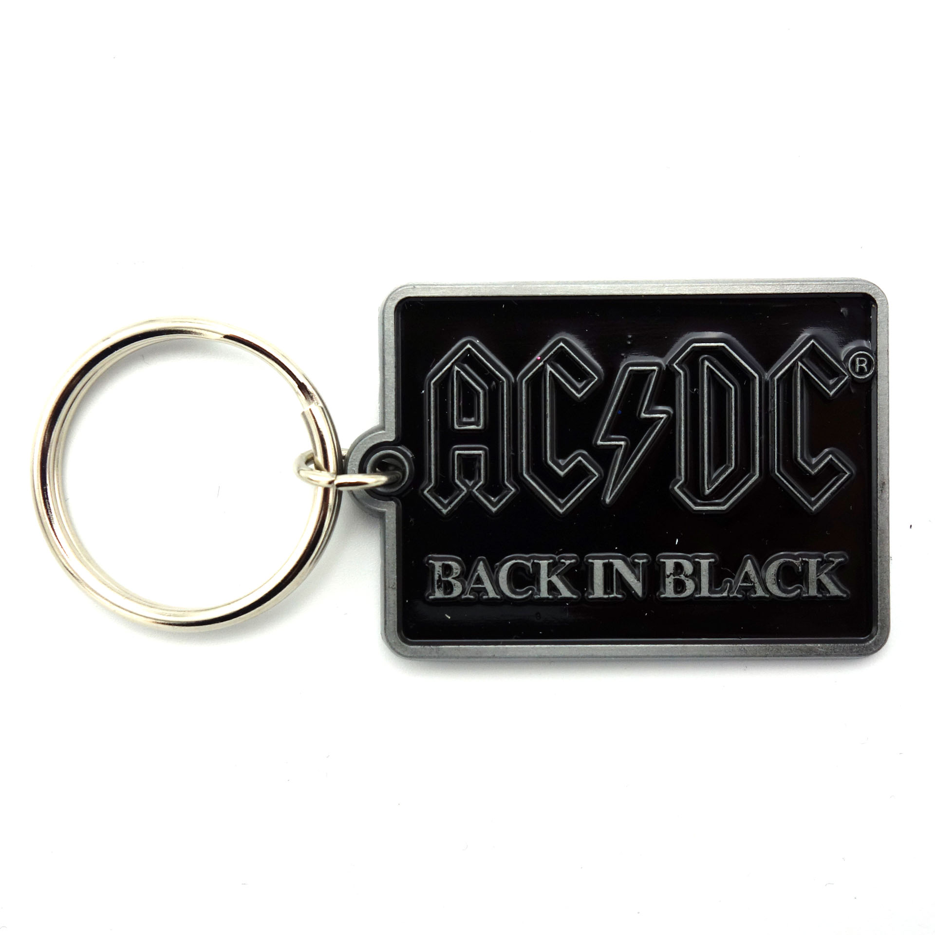 AC/DC Back In Black Schlüsselanhänger Metall