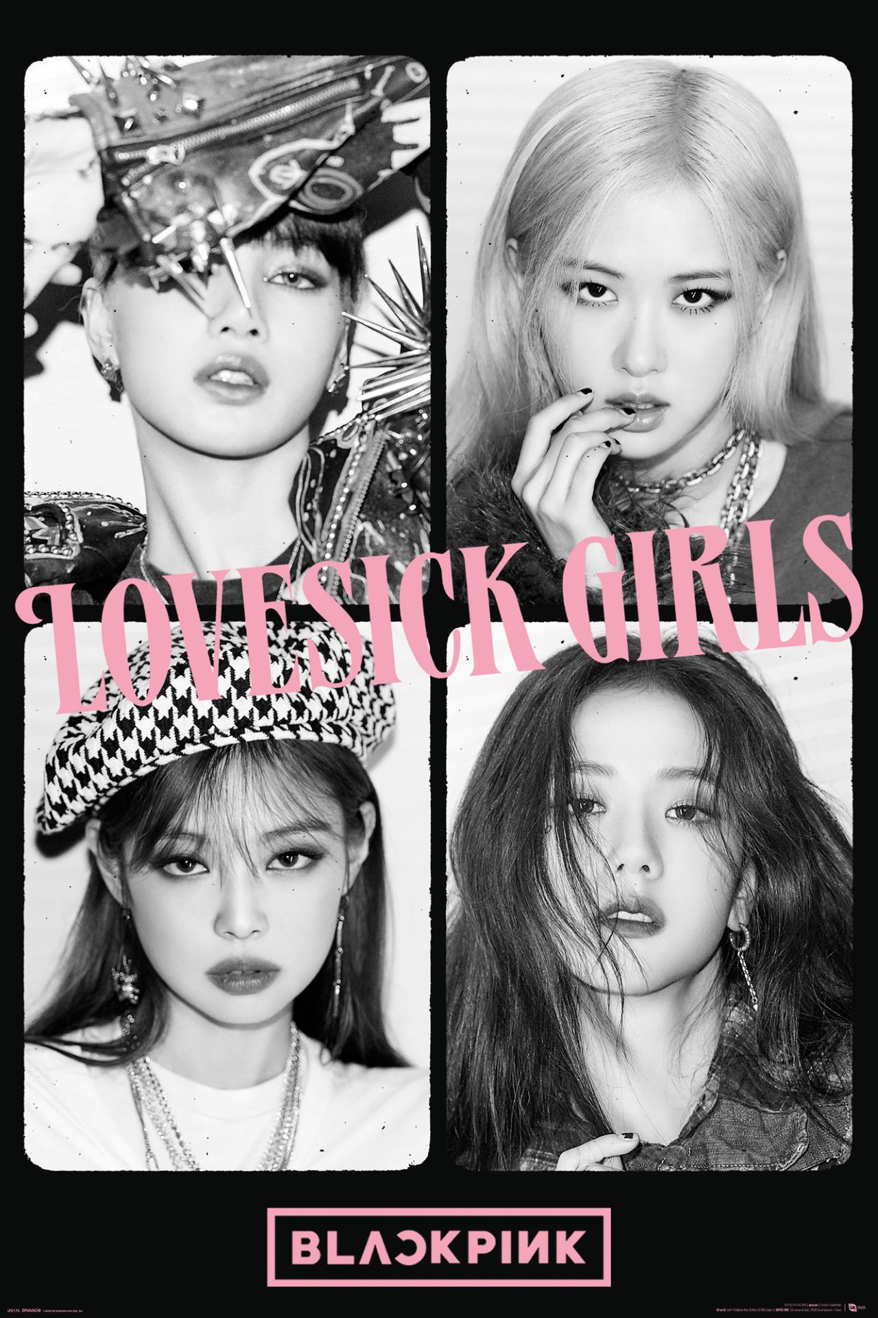 Poster Blackpink Lovesick Girls